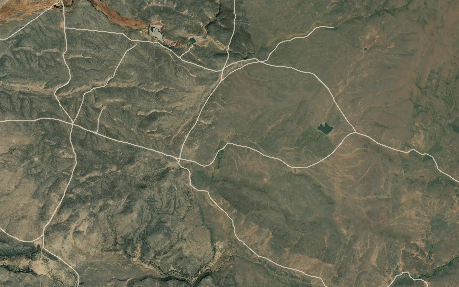 Satellite map of the Castro Spring