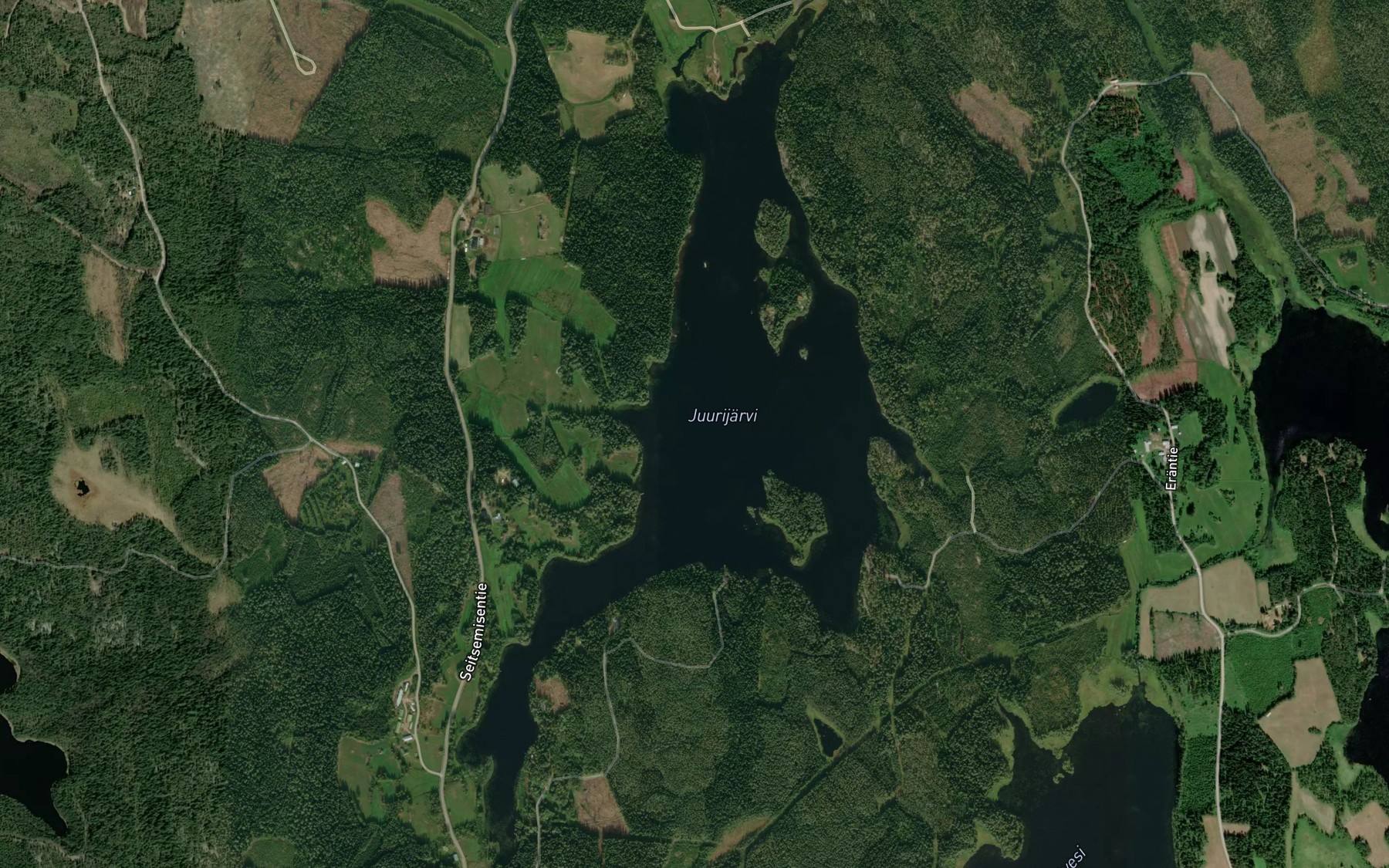 Satellite map of the Juurijarvi