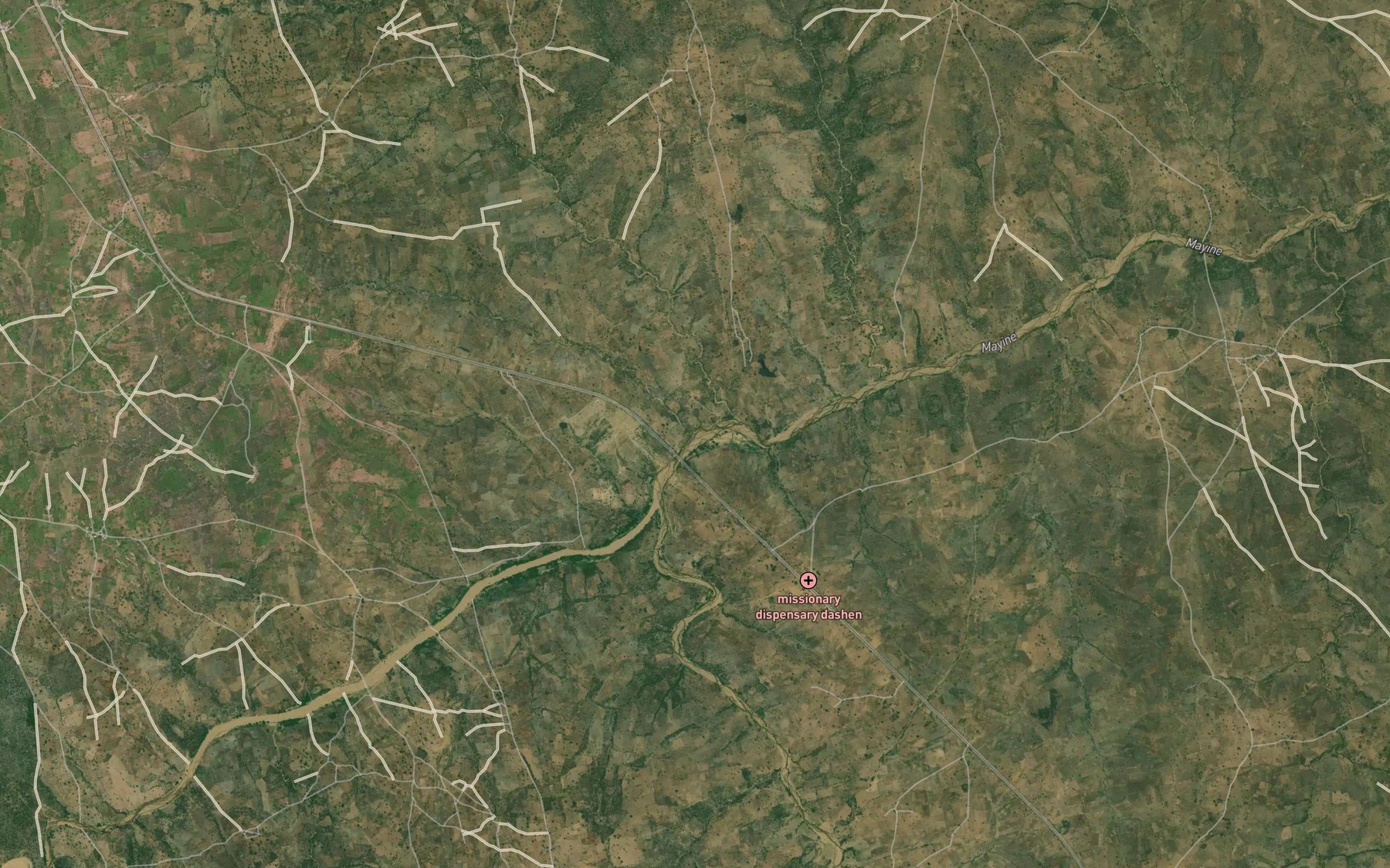 Satellite map of the Saradiam