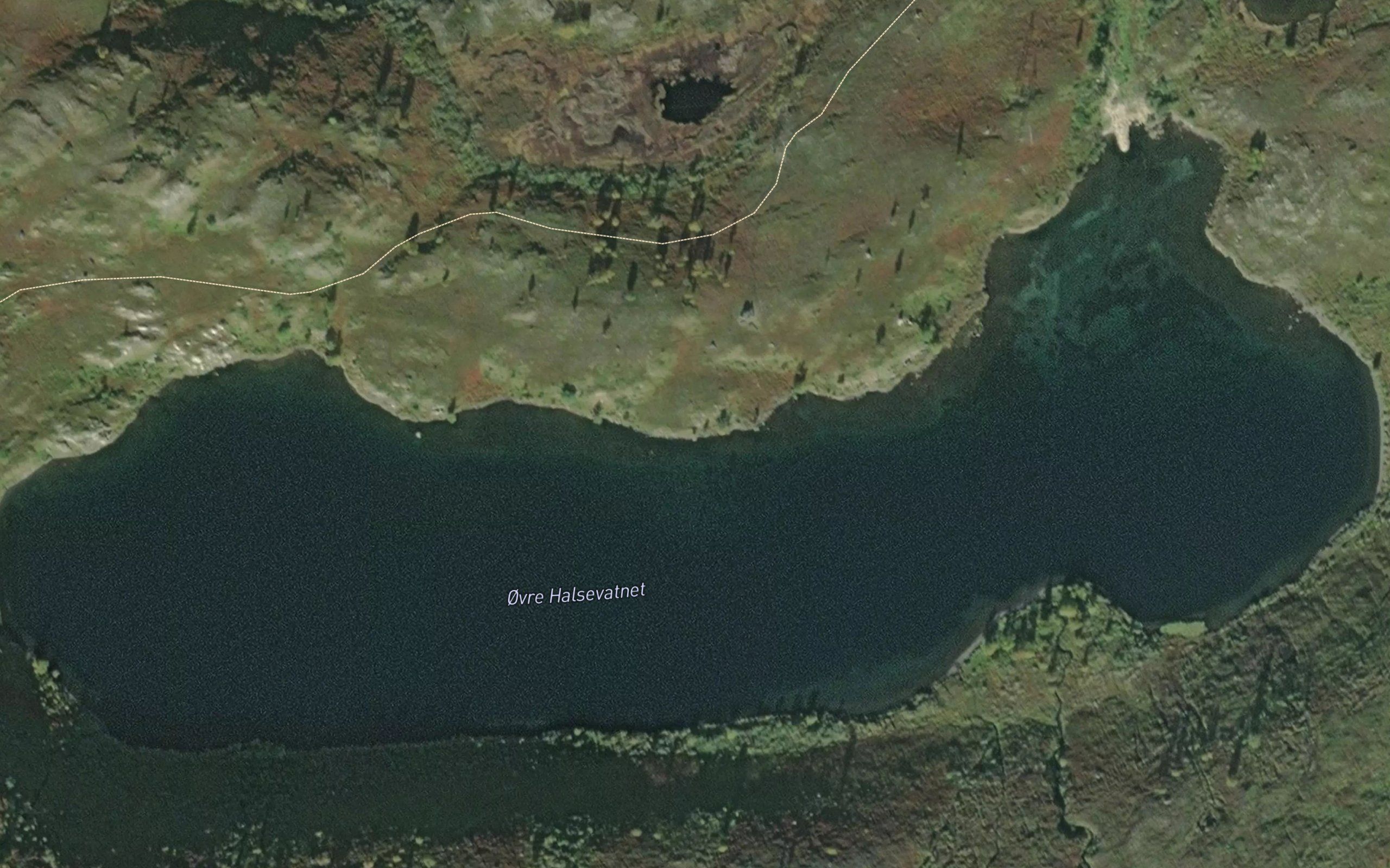 Halsevatnet,ovre