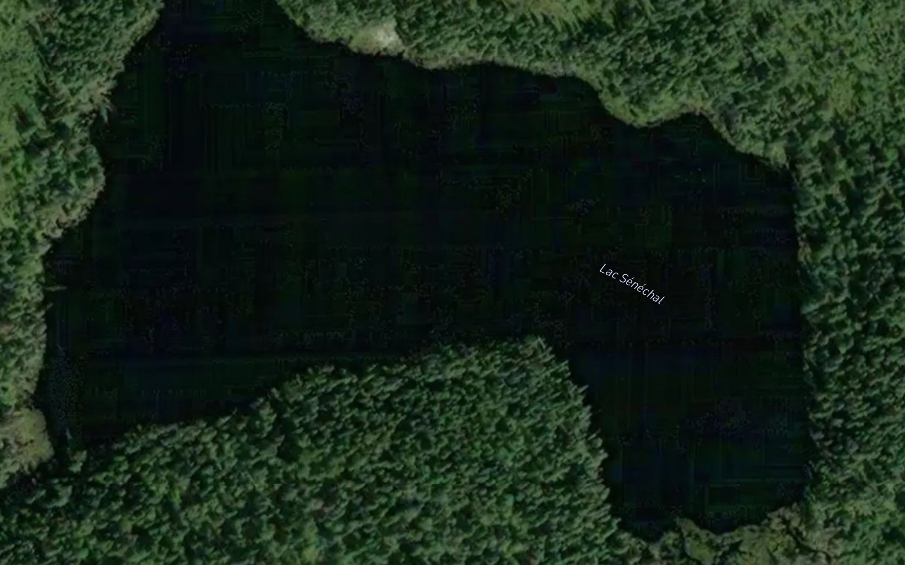 Satellite map of the Lac Senechal