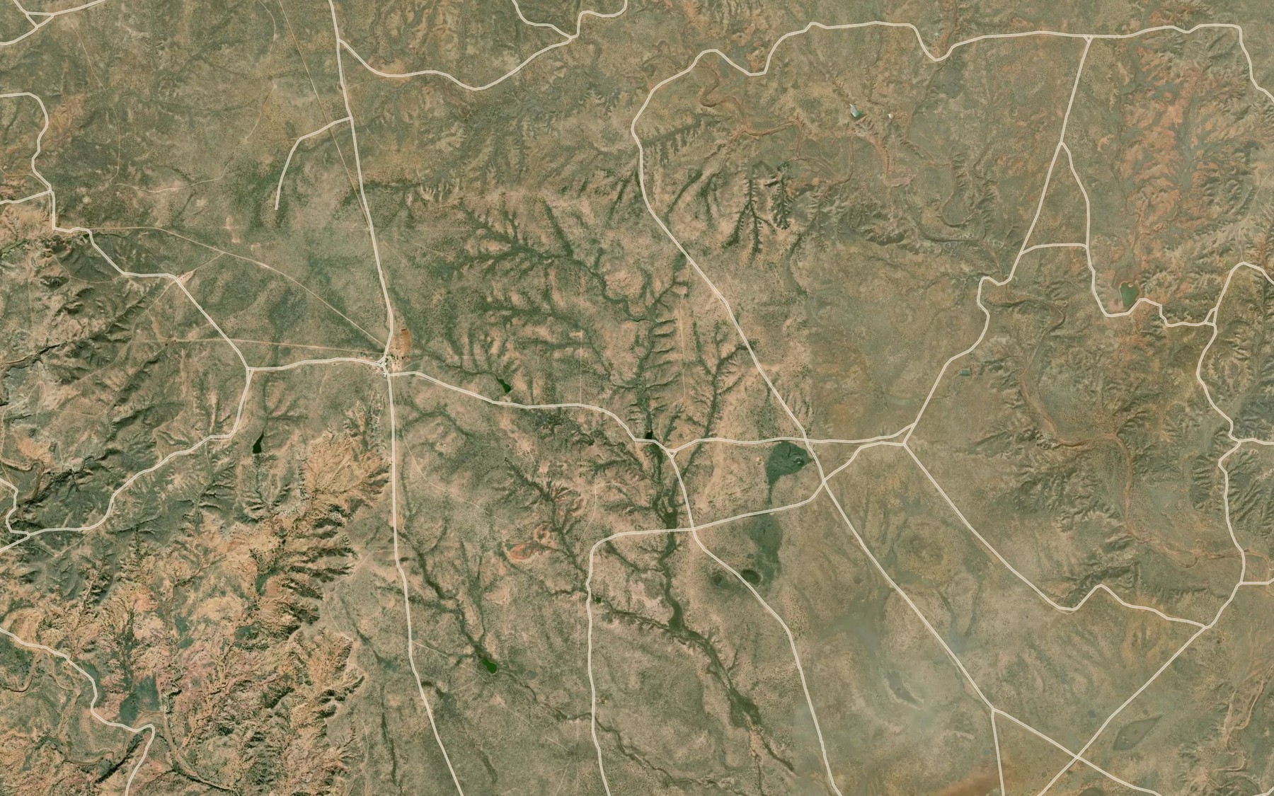 Satellite map of the Pedarosa Spring
