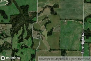 Satellite map of the Mud Creek Lake