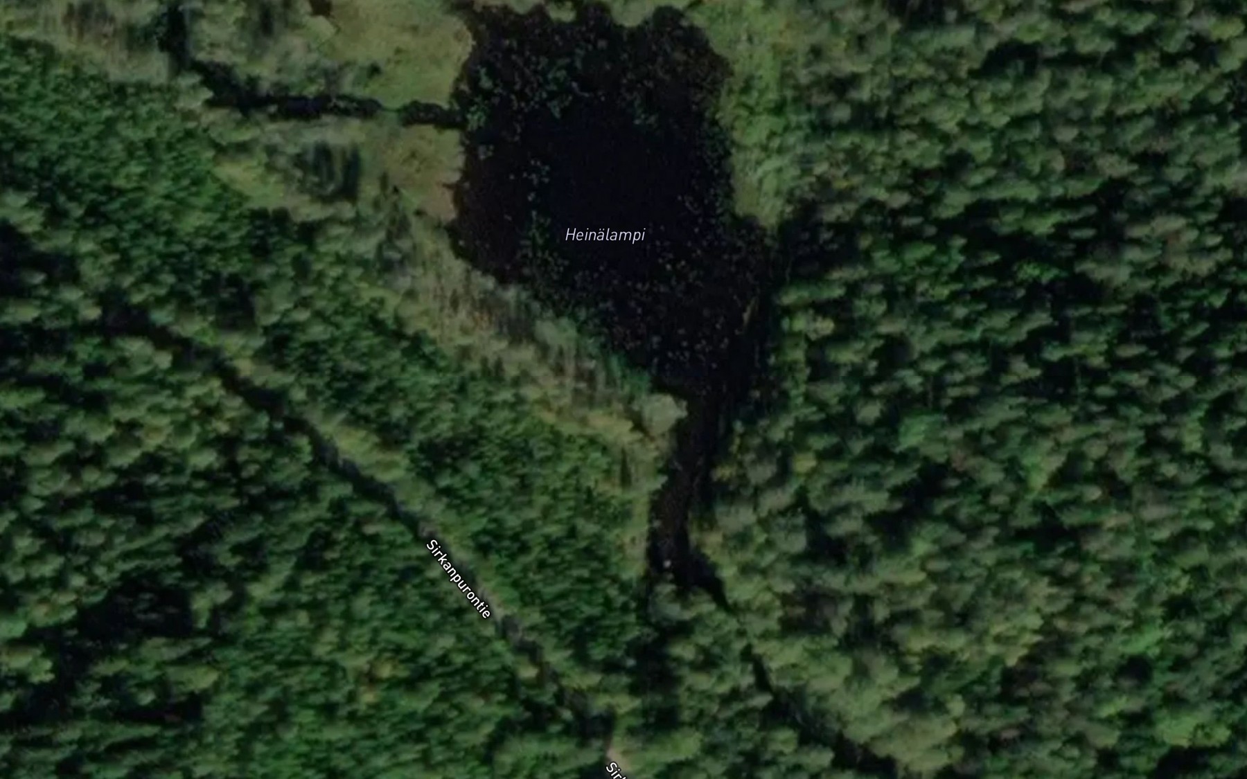 Satellite map of the Heinalampi