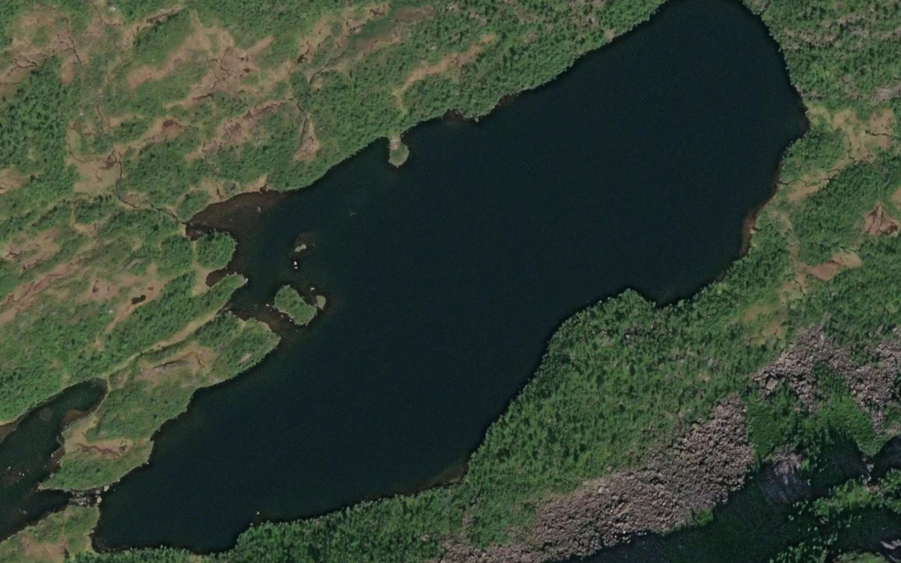 Satellite map of the Storevatnet