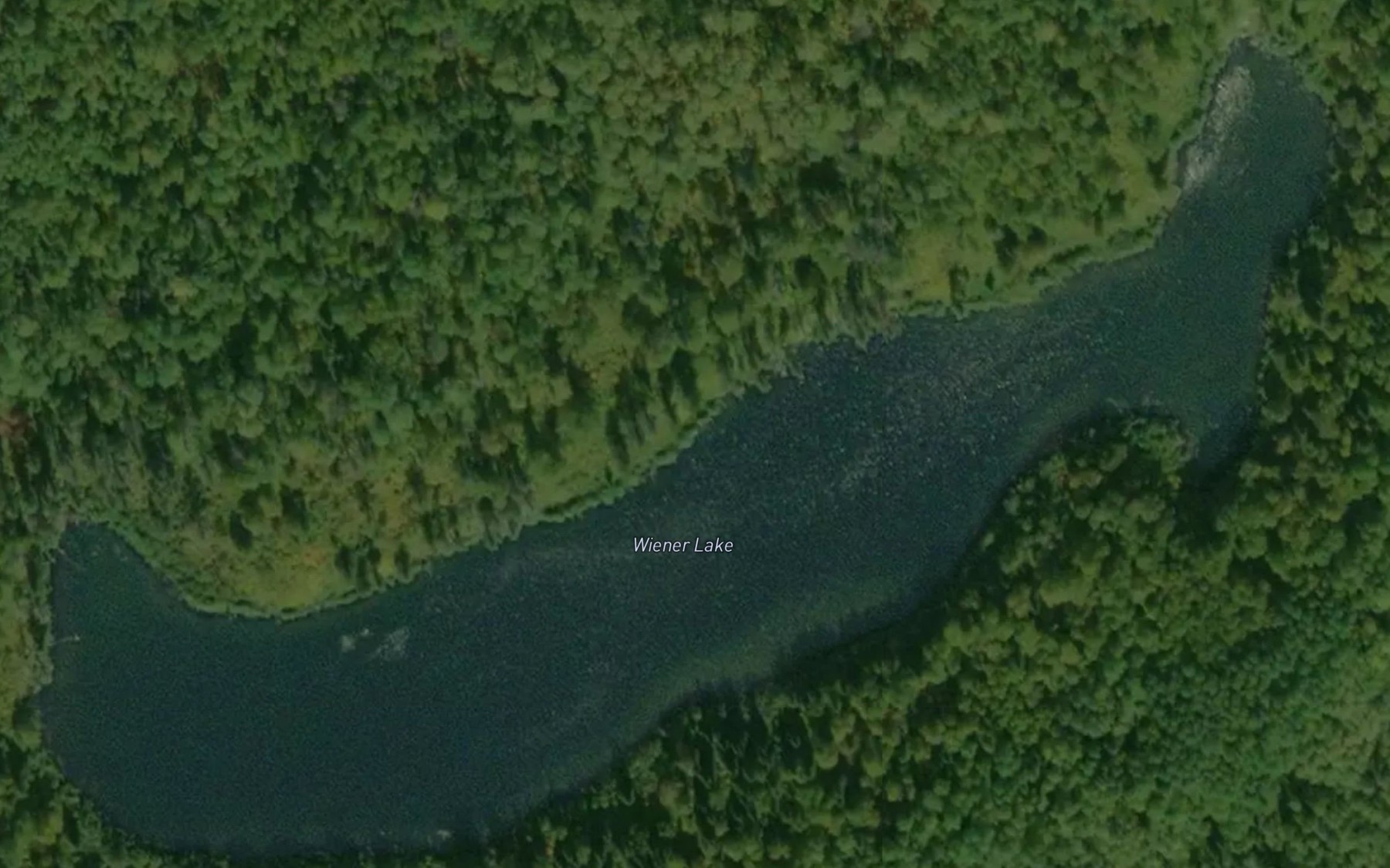 Satellite map of the Wiener Lake