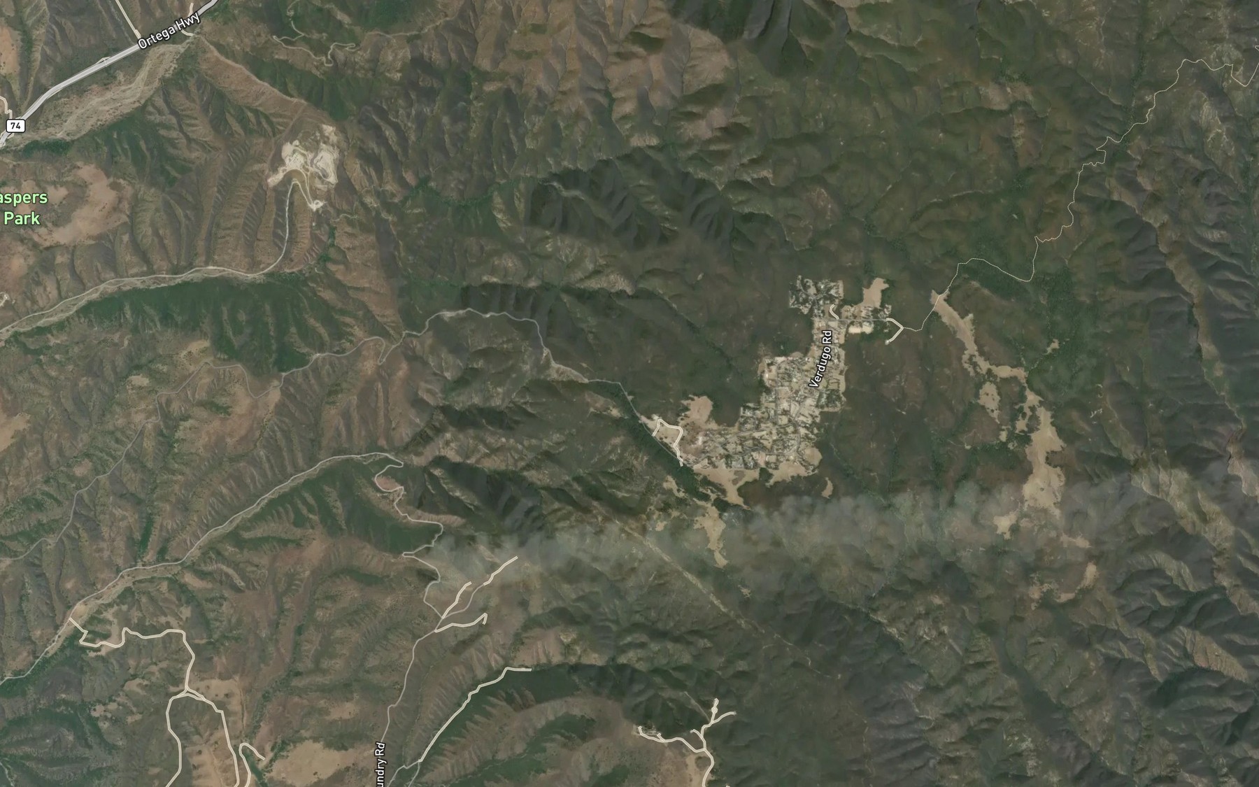 Satellite map of the Carrillo Spring