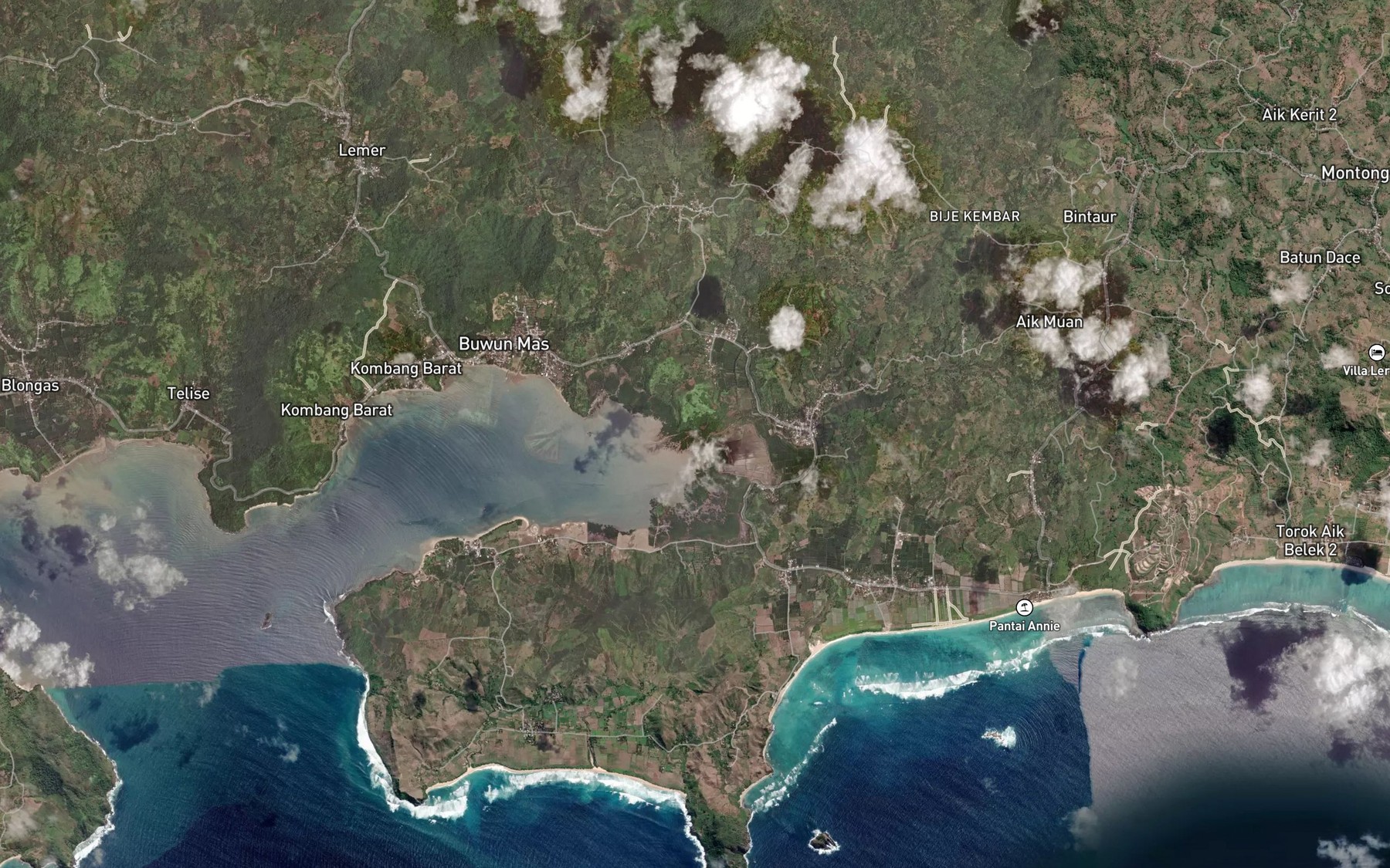 Satellite map of the Eat Bengkang