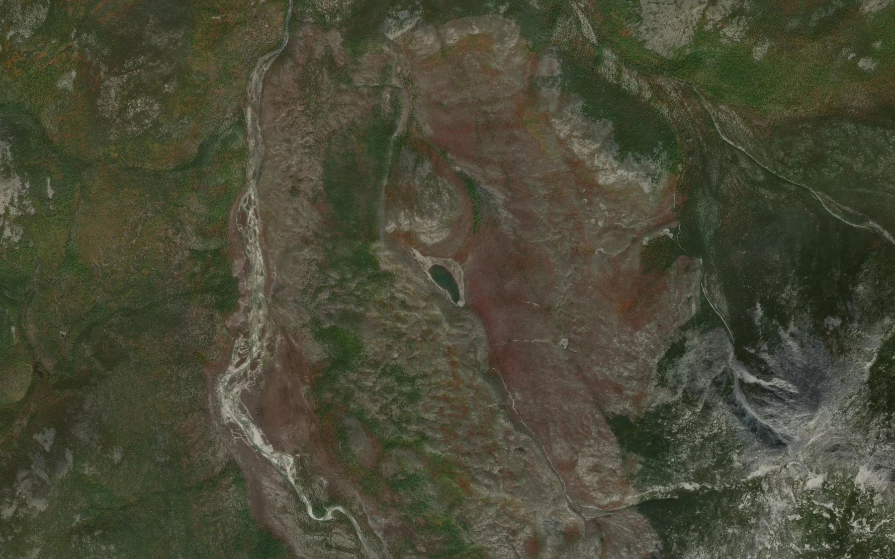 Satellite map of the Ozero Severnoye