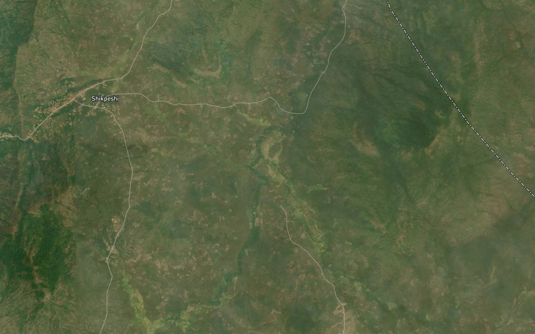 Satellite map of the Afaabe