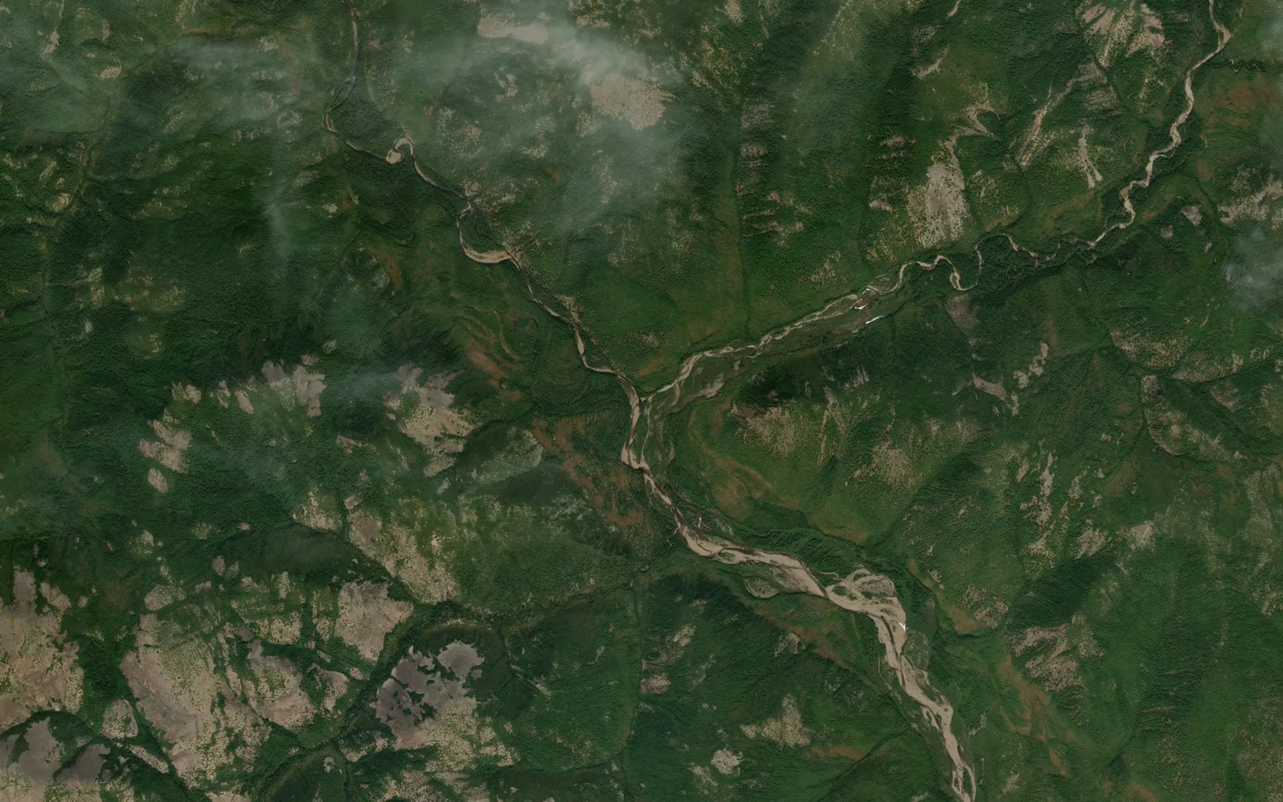 Satellite map of the Ochakha