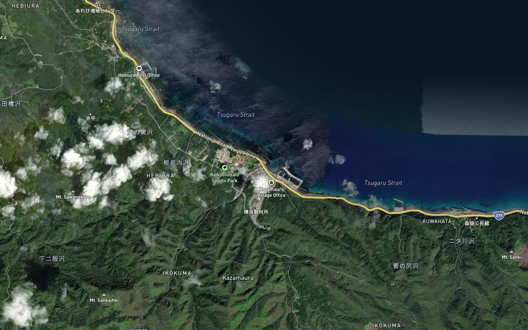 Satellite map of the Metaki Gawa