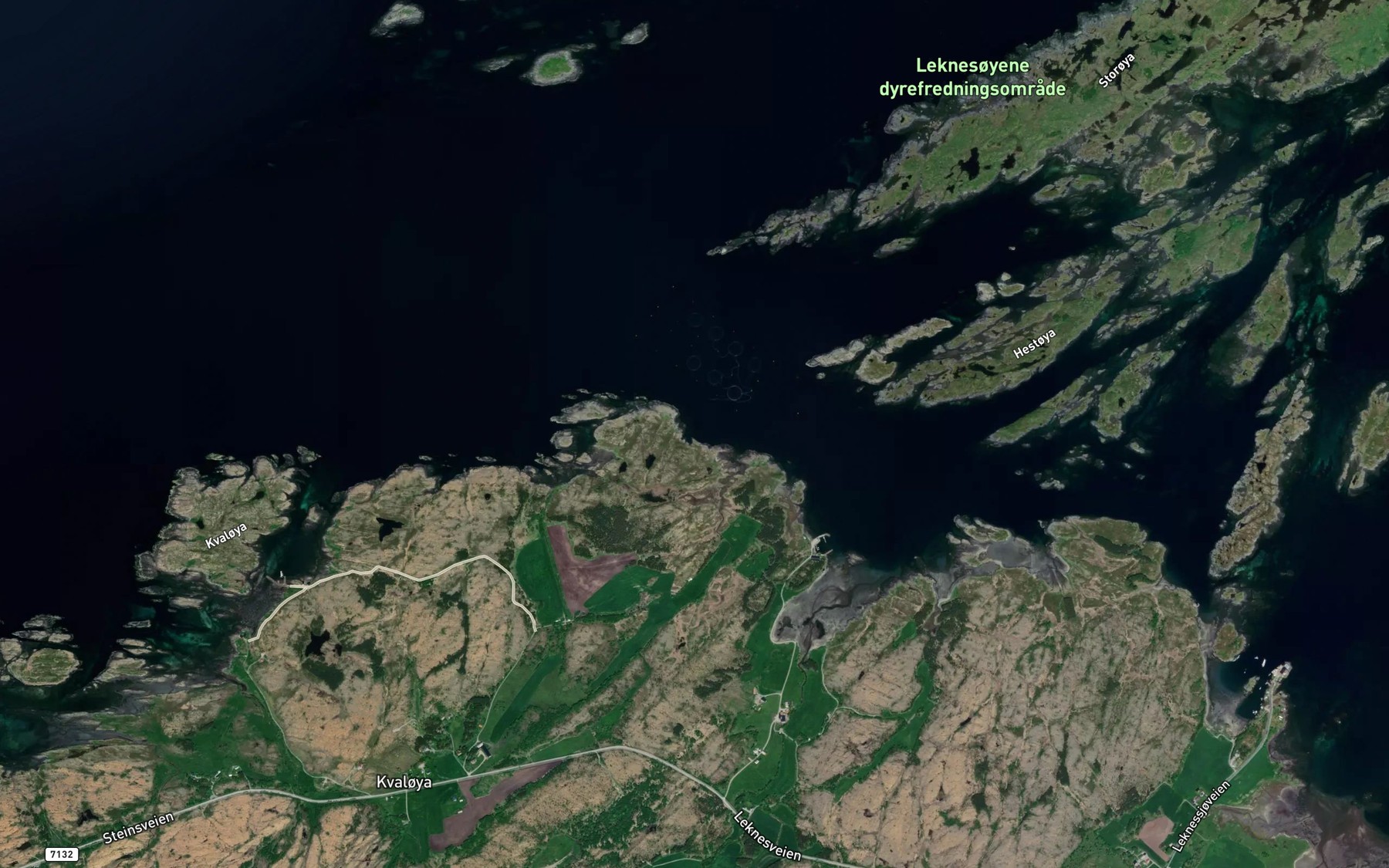 Satellite map of the Settarvika