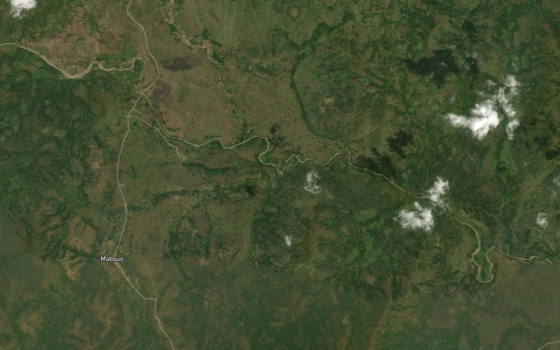 Satellite map of the Mbie