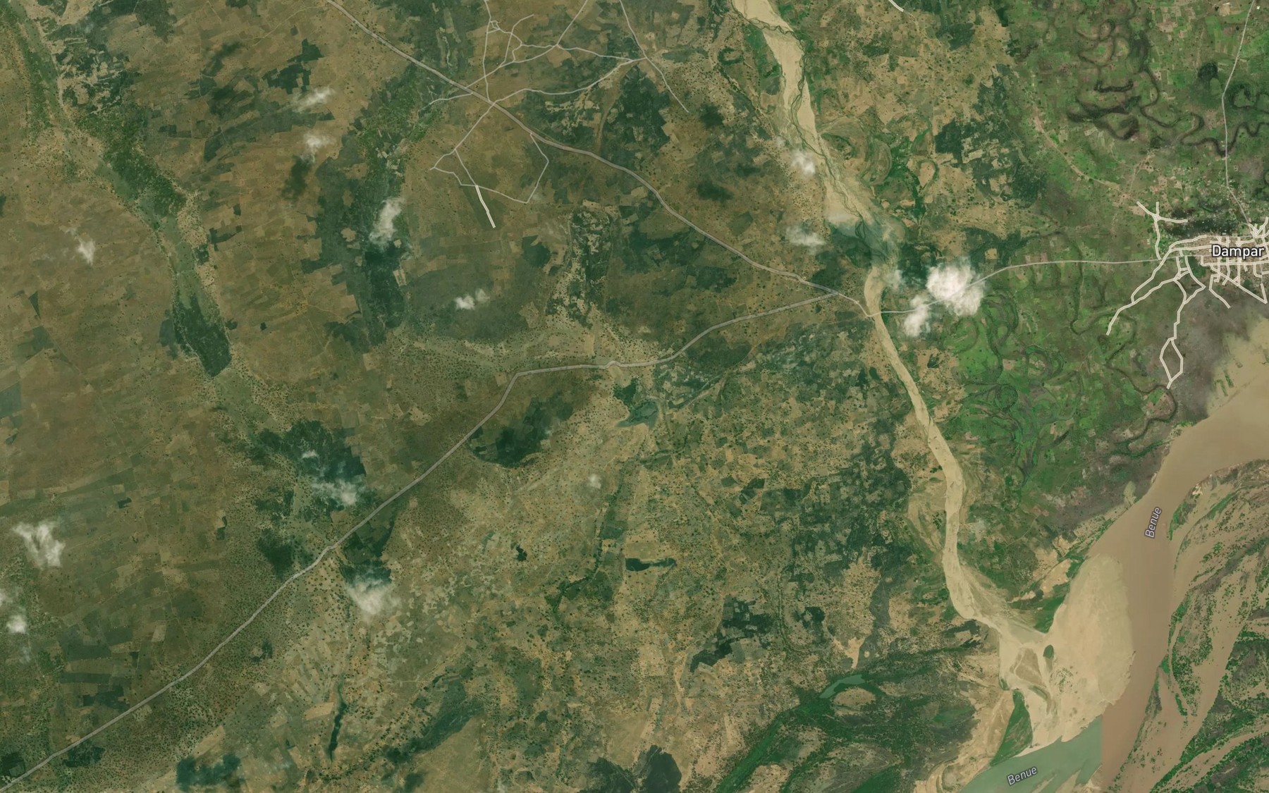 Satellite map of the Rafin Koso Atitih