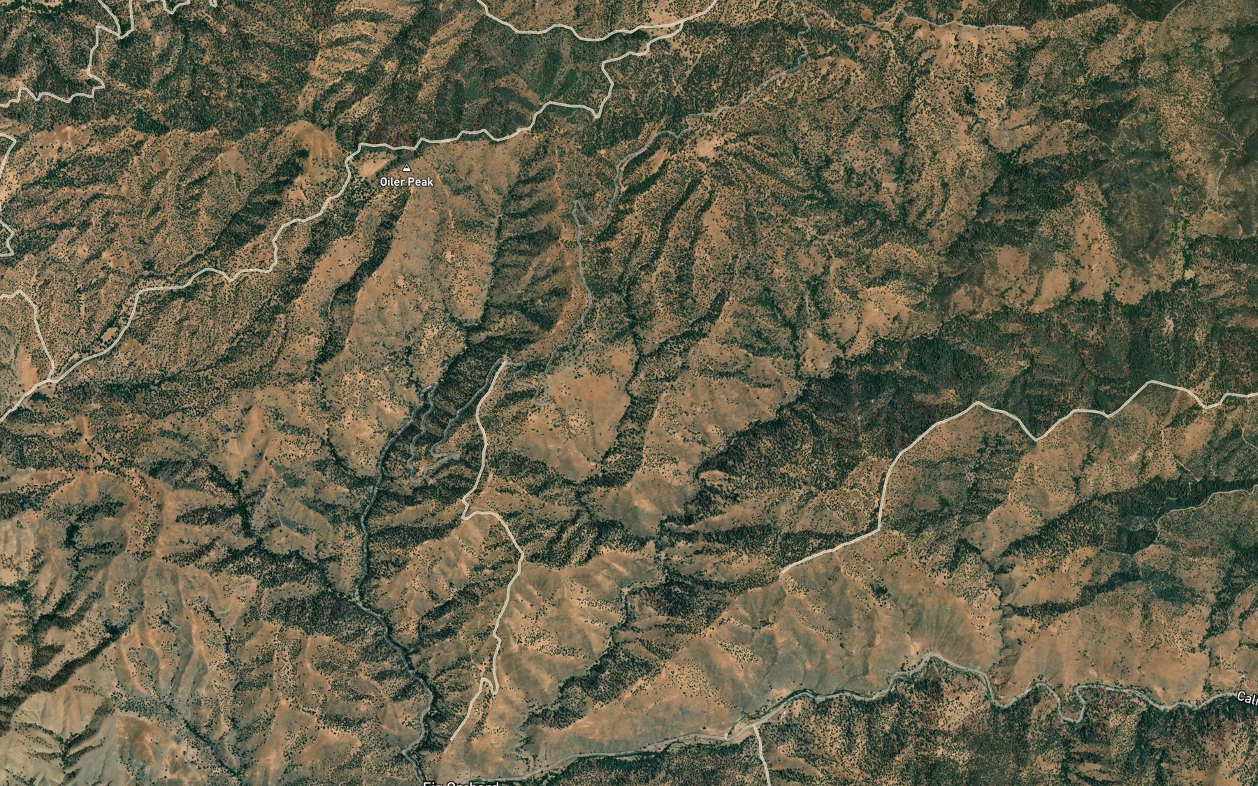 Satellite map of the Lower Beck Spring