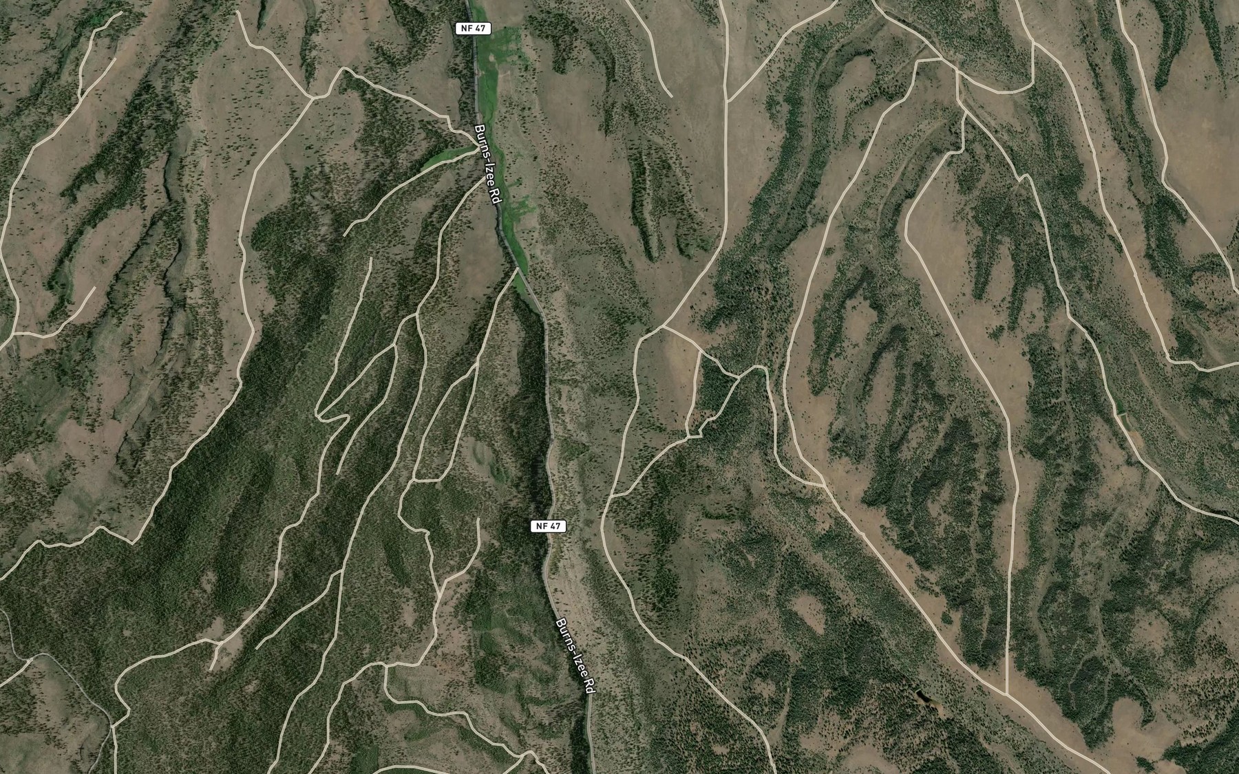 Satellite map of the West Bassout Reservoir