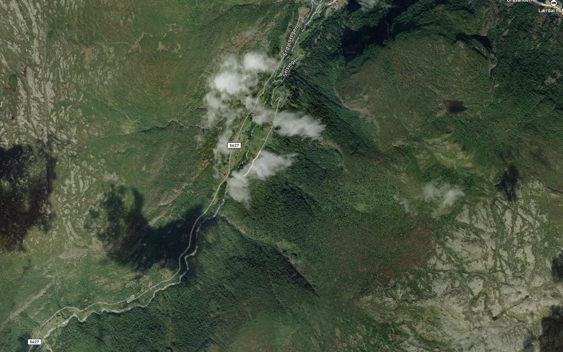 Satellite map of the Vetlagjeli