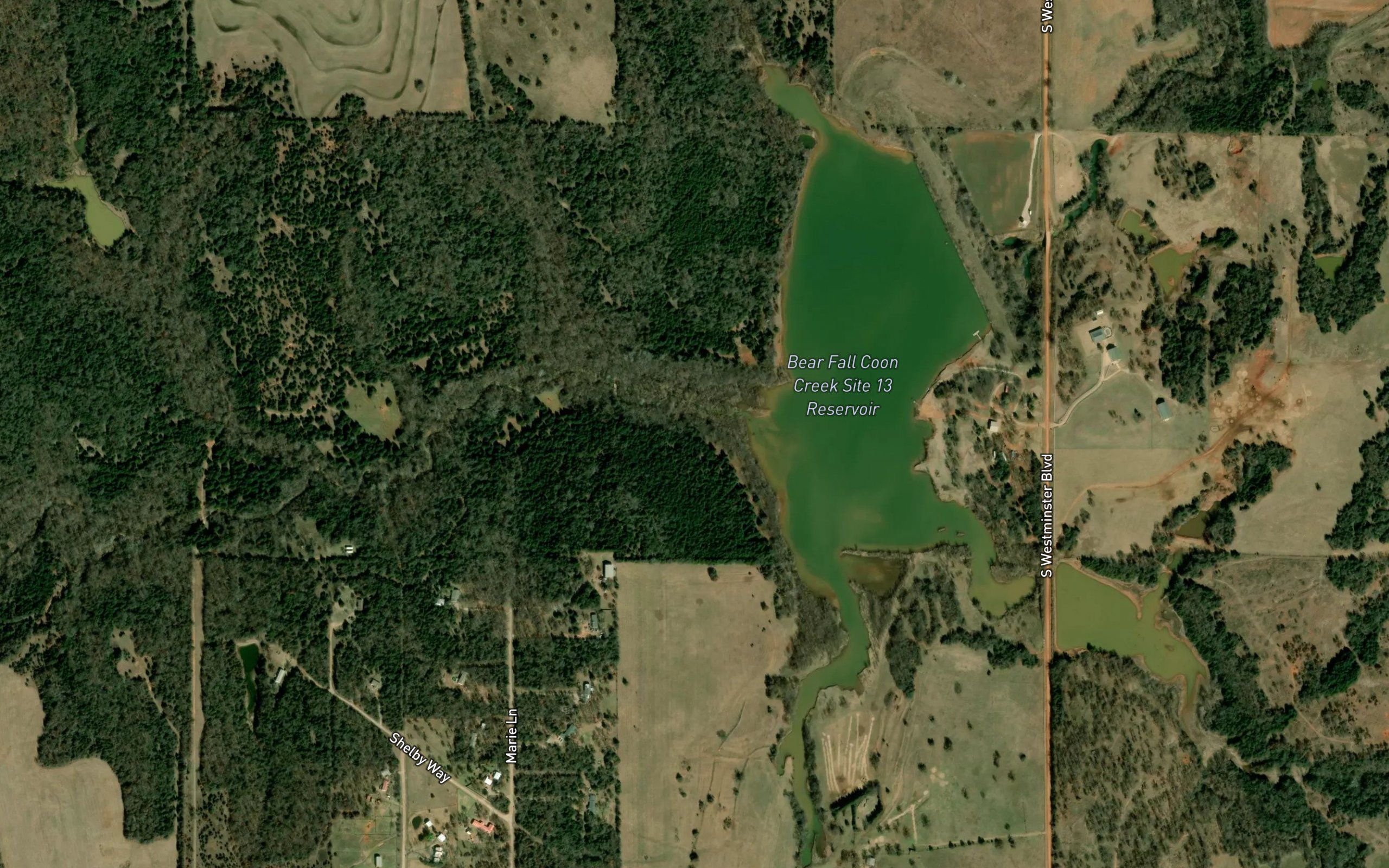 Bear Fall Coon Creek Site 13 Reservoir