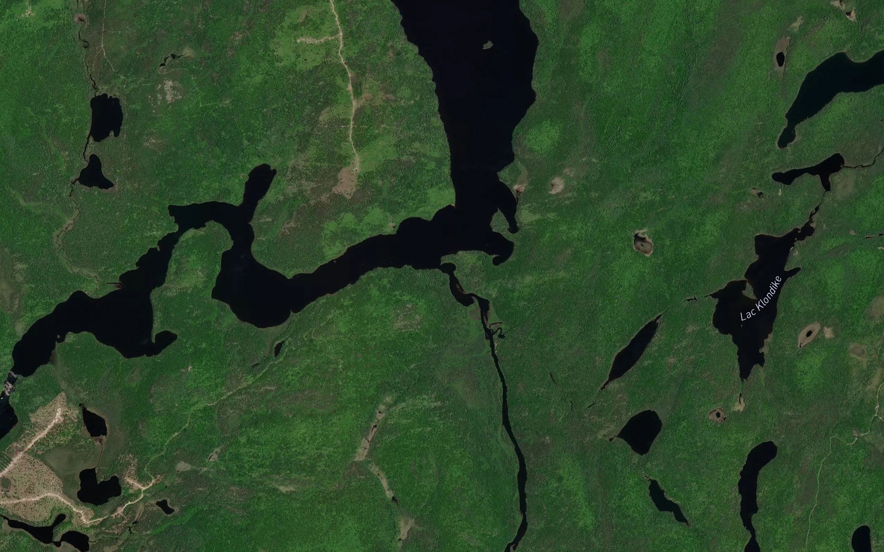 Satellite map of the Riviere des Jardins