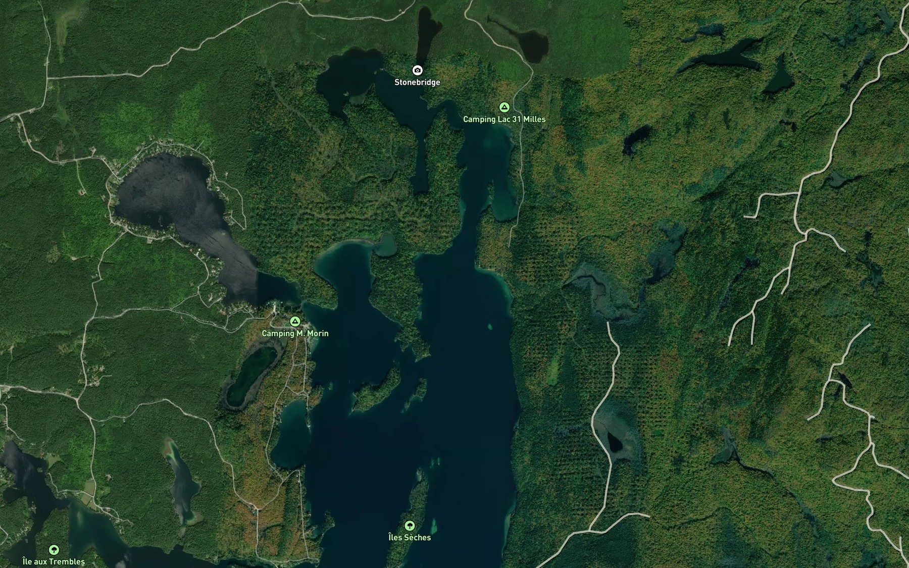 Satellite map of the Baie de Pepere