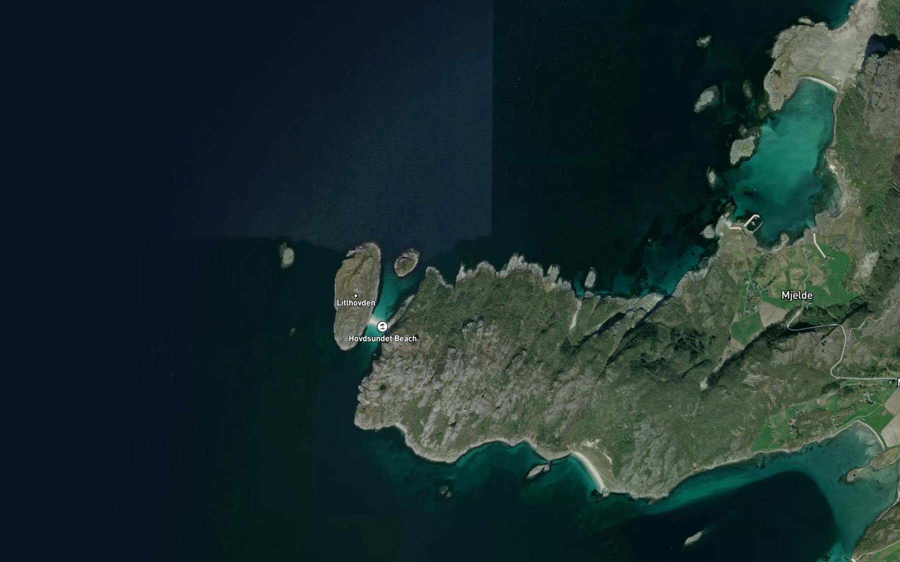 Satellite map of the Stokkvika