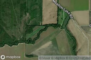 Satellite map of the Meadow Lake