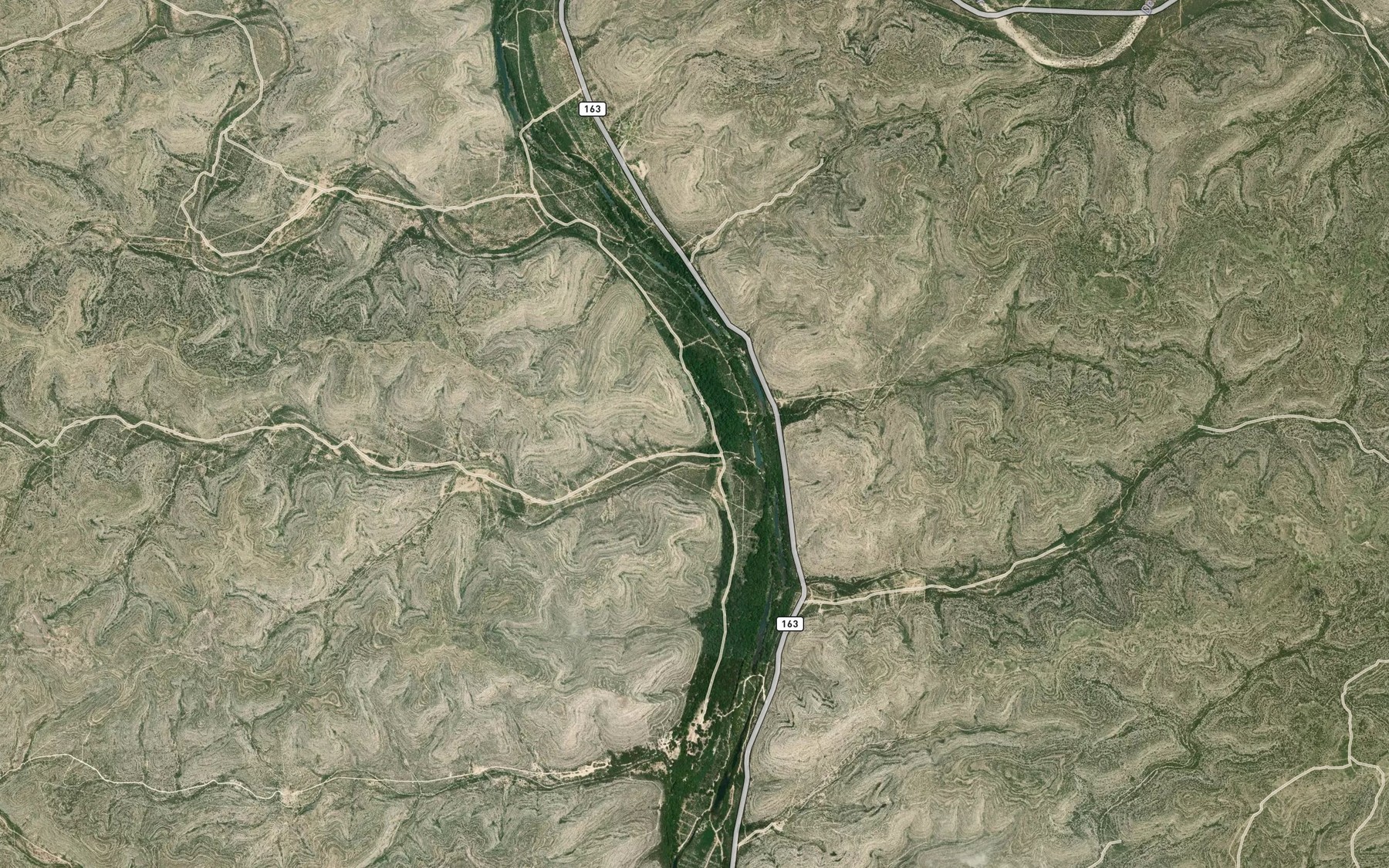 Satellite map of the Hudspeth Springs