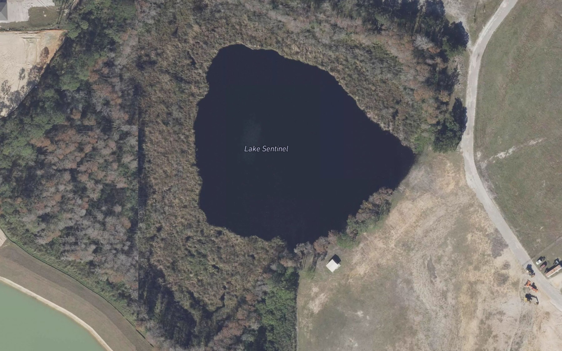 Satellite map of the Lake Sentinel