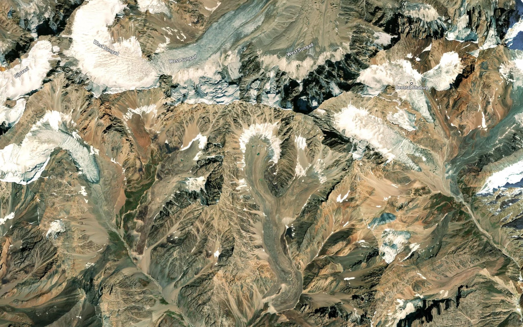 Satellite map of the Obi-Kak-Zou
