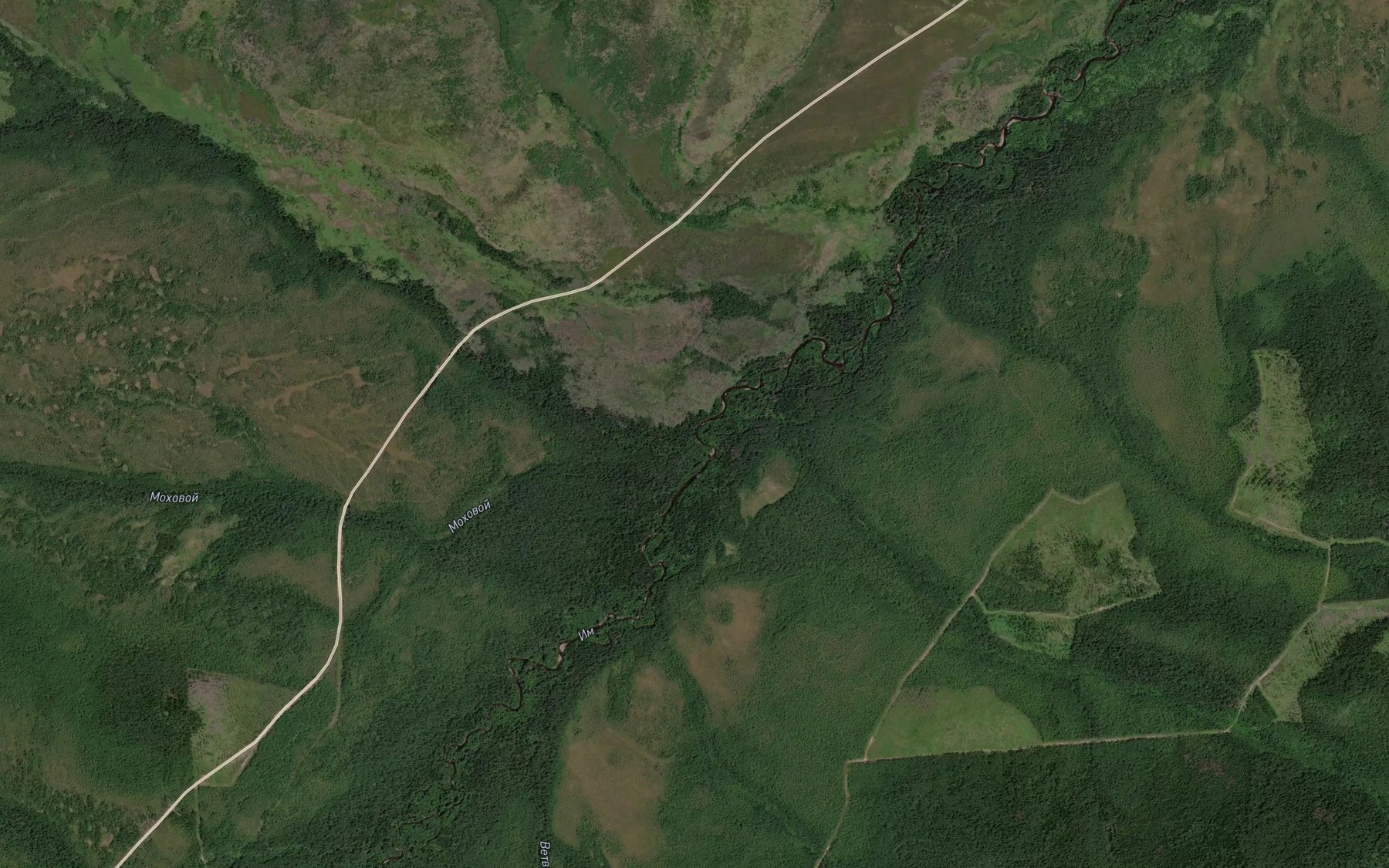 Satellite map of the Bol'shiye Khunki