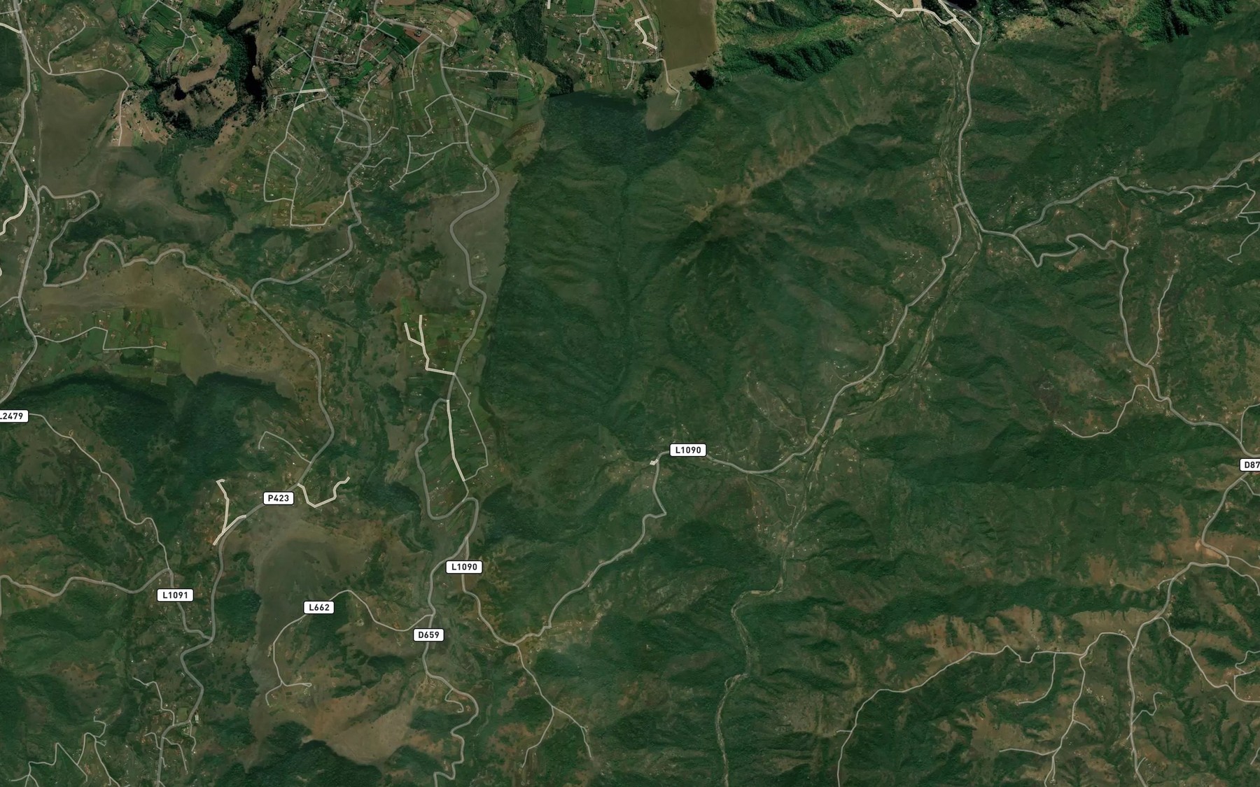 Satellite map of the Umselele