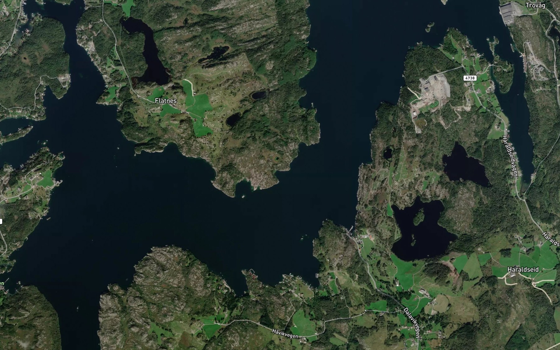 Satellite map of the Djupvik