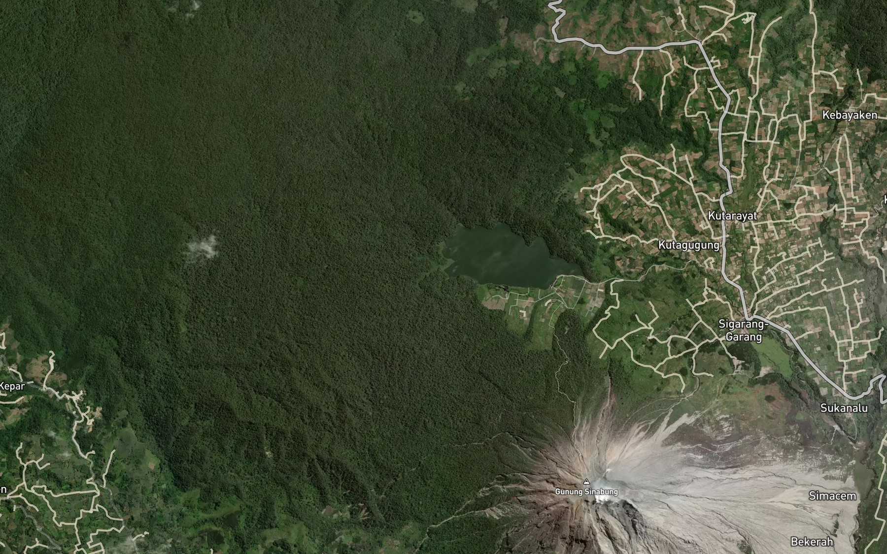Satellite map of the Lau Perman