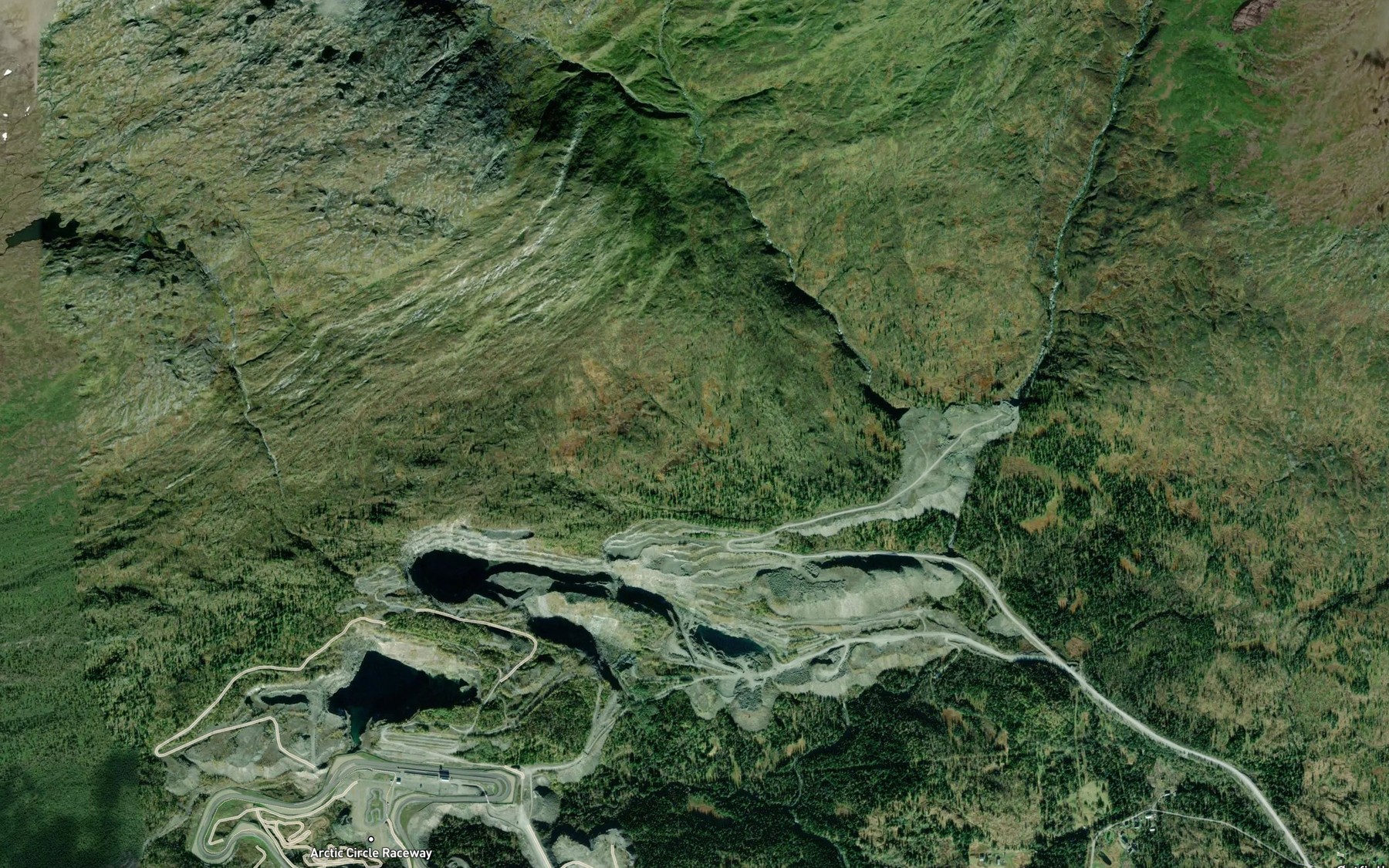 Satellite map of the Blankmobekken