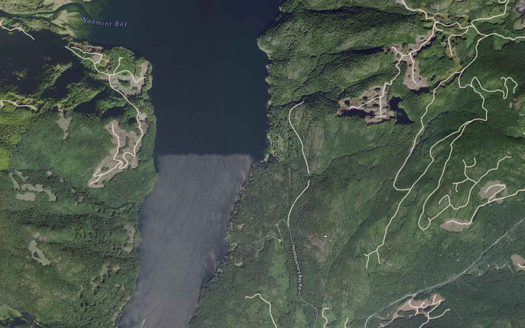 Satellite map of the Headquarters Bay
