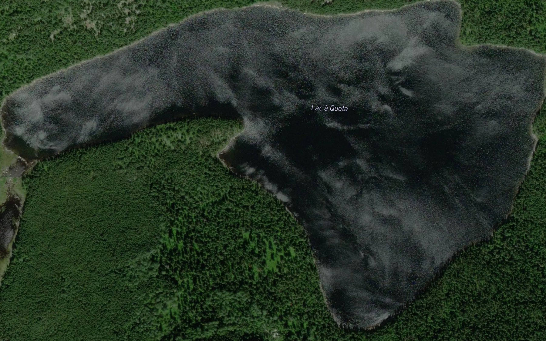 Satellite map of the Lac a Quota