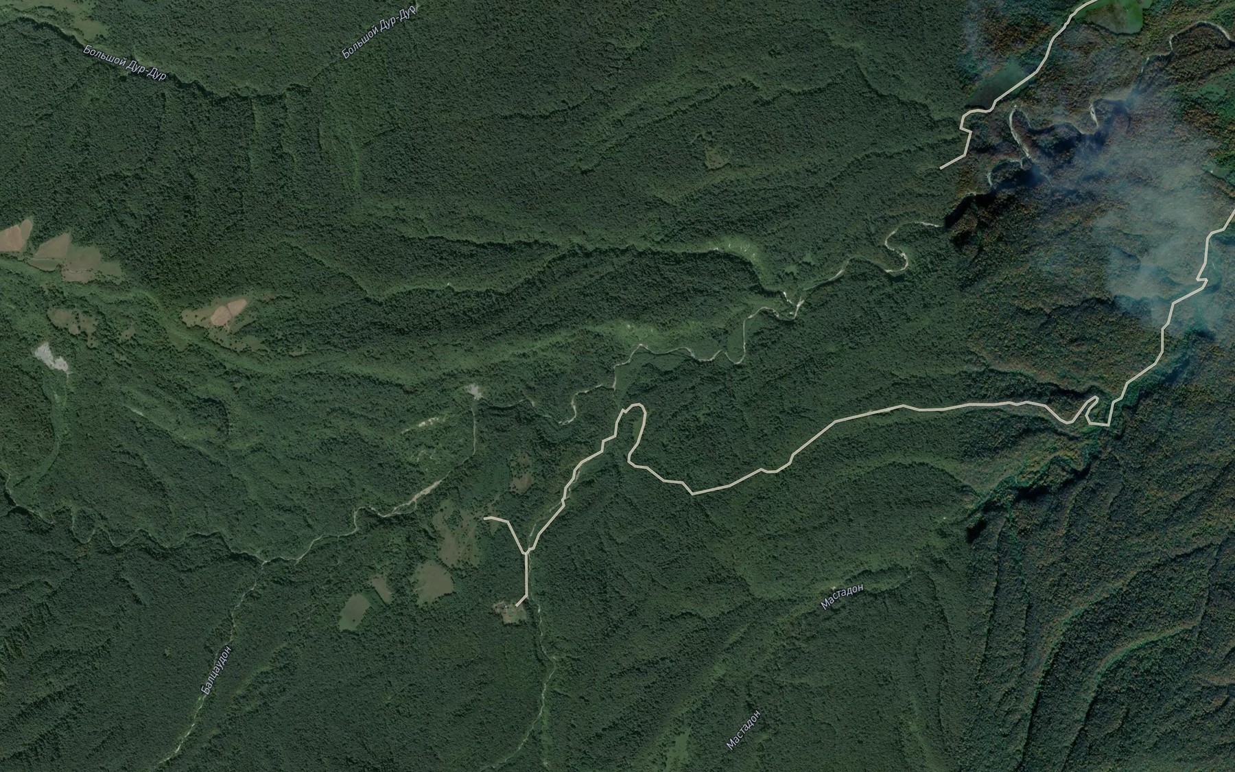 Satellite map of the Bazhigandon