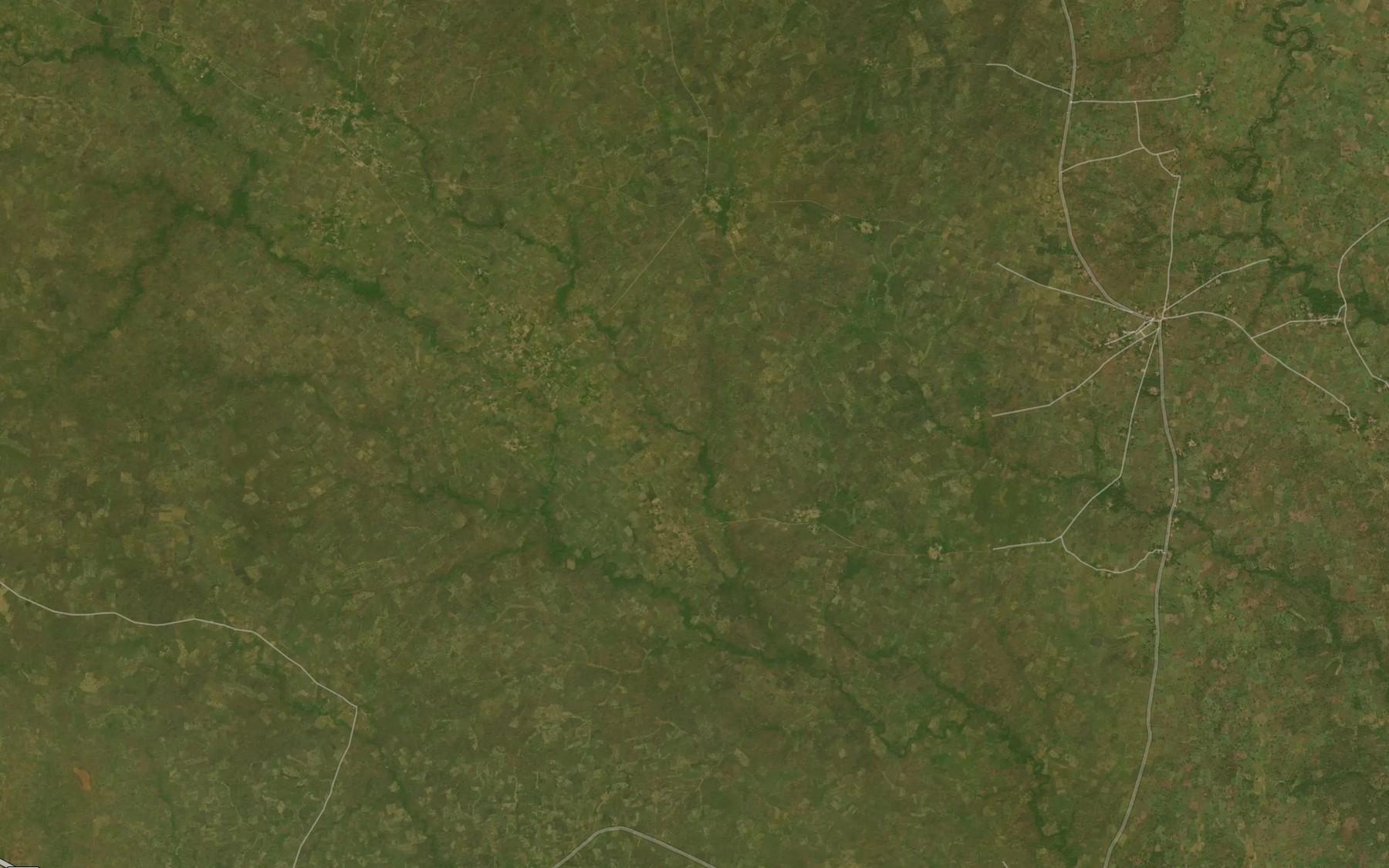 Satellite map of the River Uchu