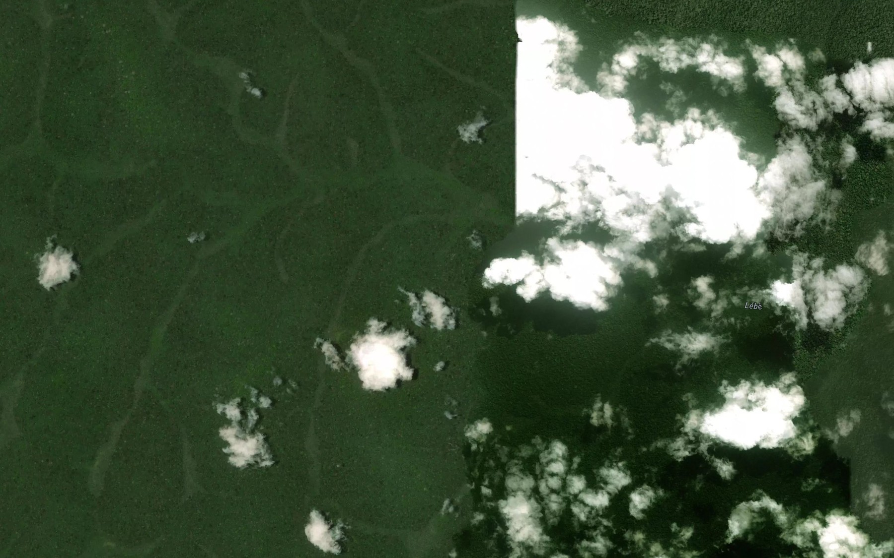 Satellite map of the Lebe
