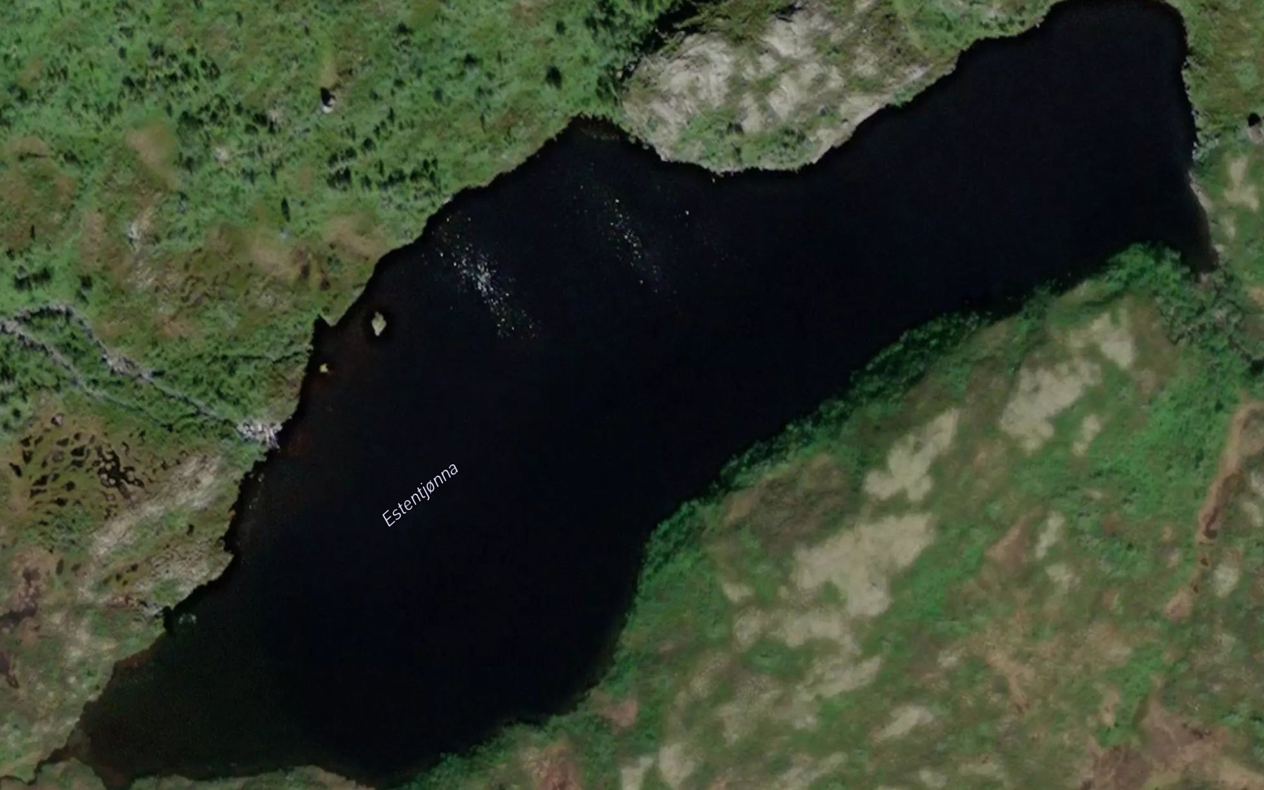 Satellite map of the Estentjorna