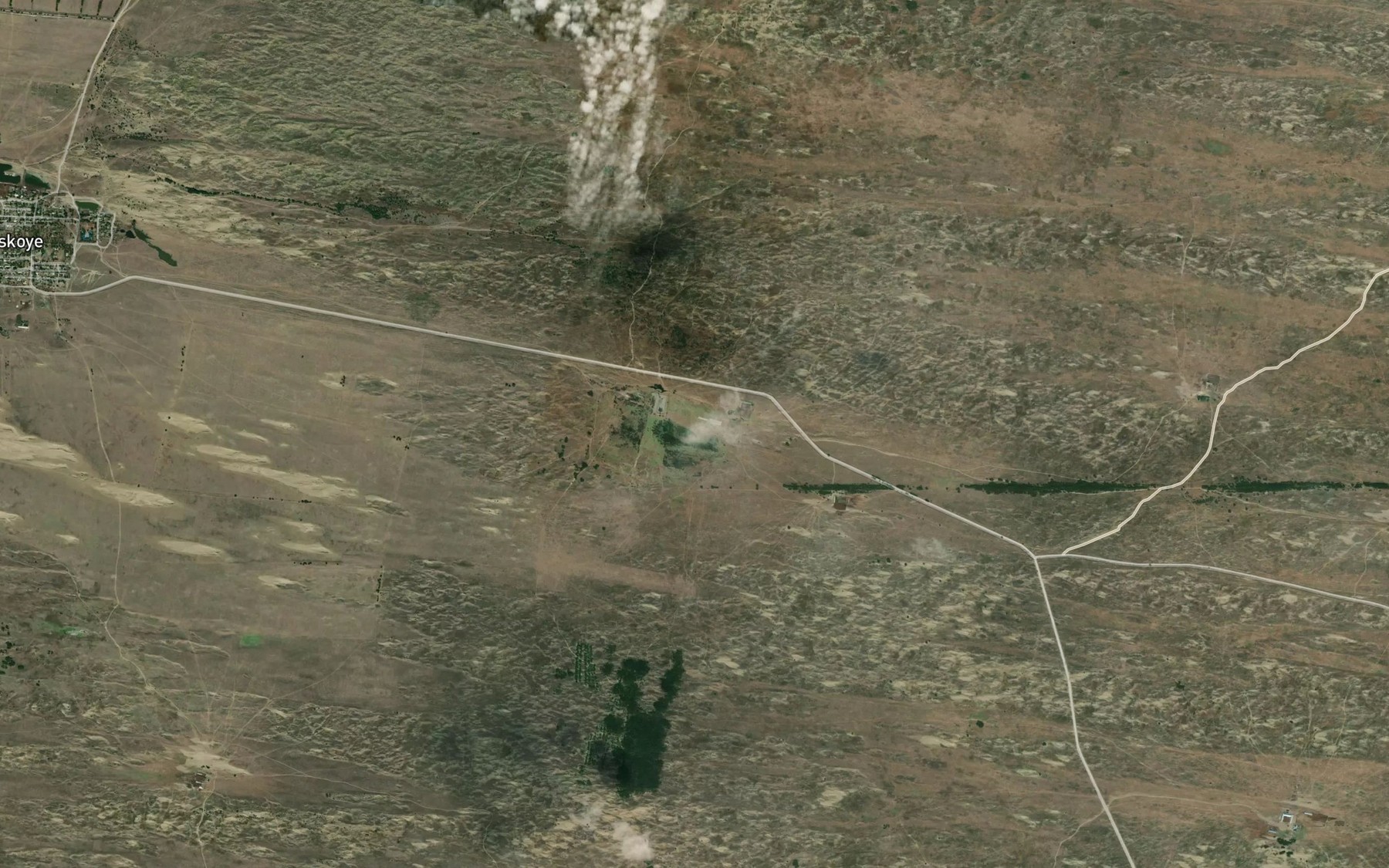 Satellite map of the Ozero Urus-Kol