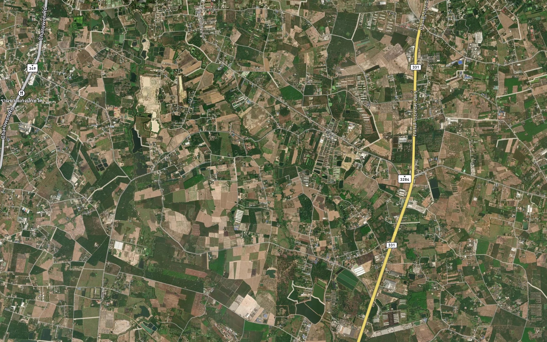 Satellite map of the Huai Yai