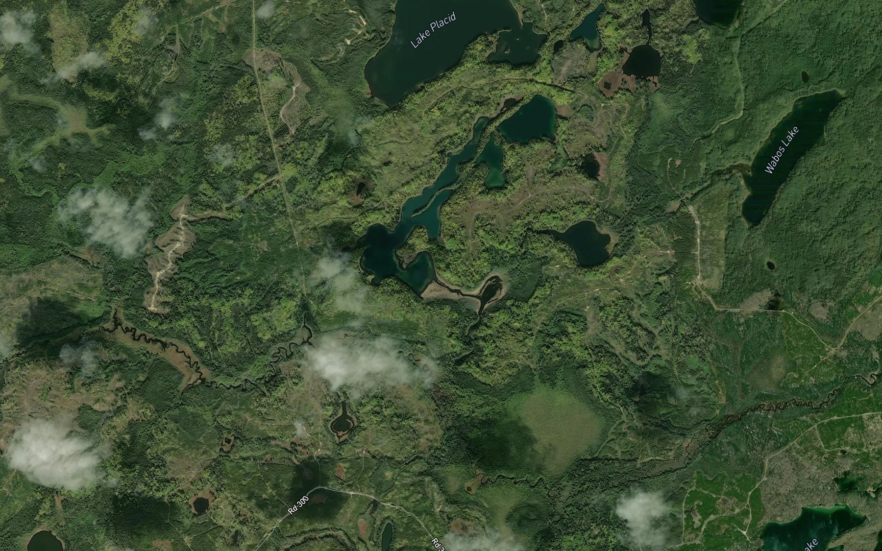 Satellite map of the Otter Creek