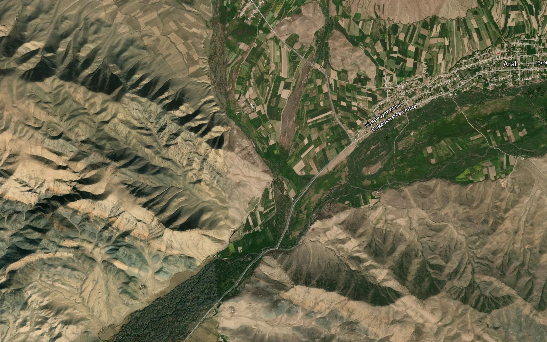 Satellite map of the Chunkur