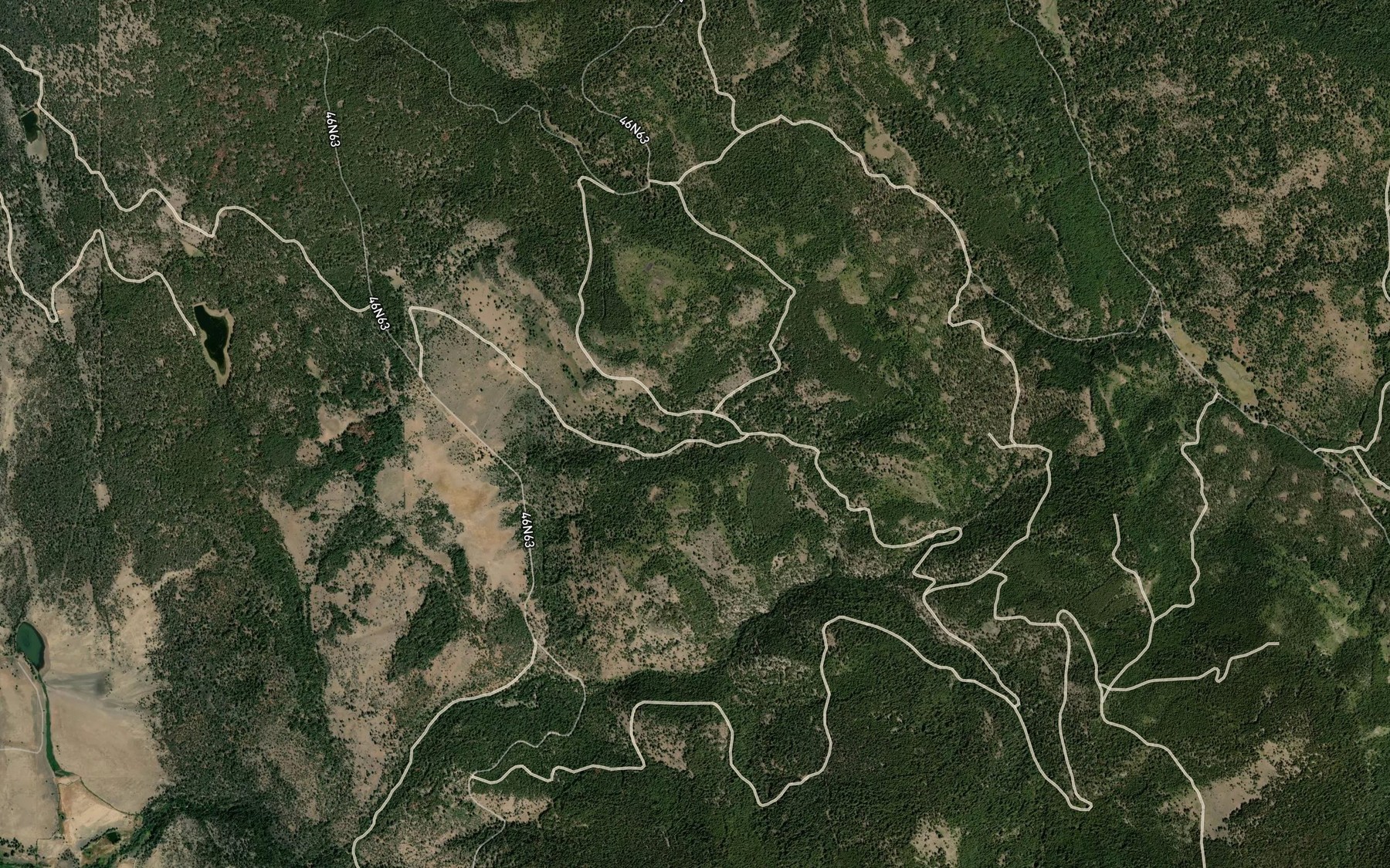 Satellite map of the Fender Flat Spring