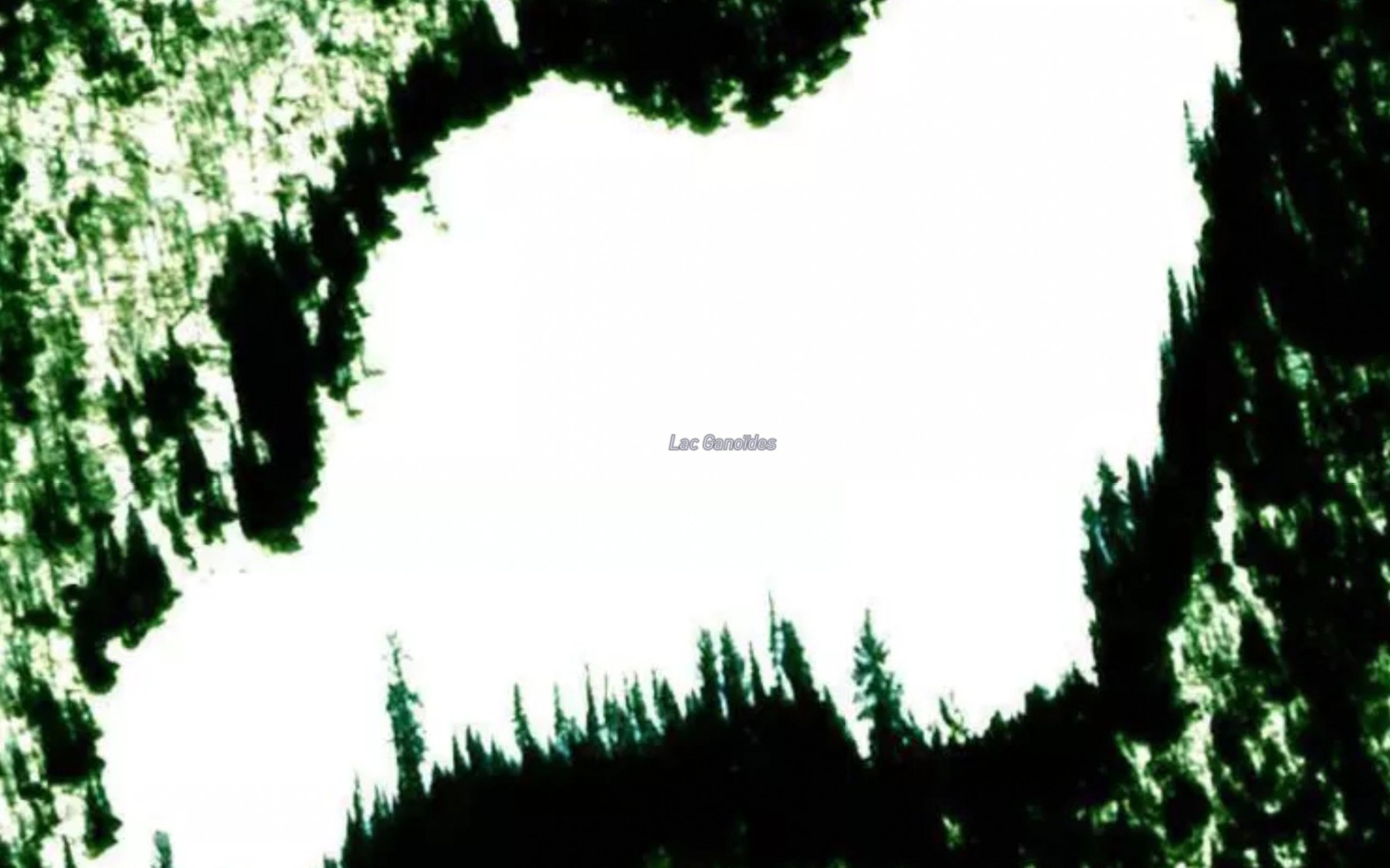 Satellite map of the Lac Ganoides