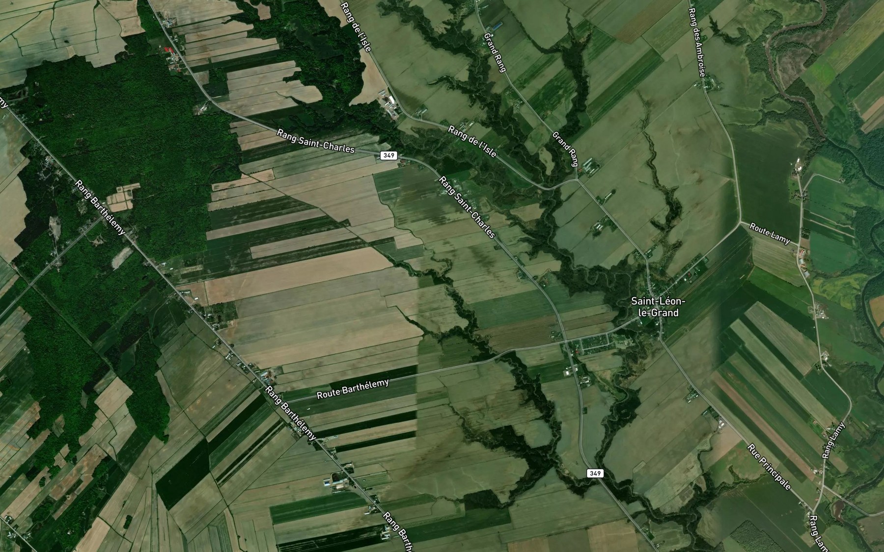 Satellite map of the Decharge Sans Nom
