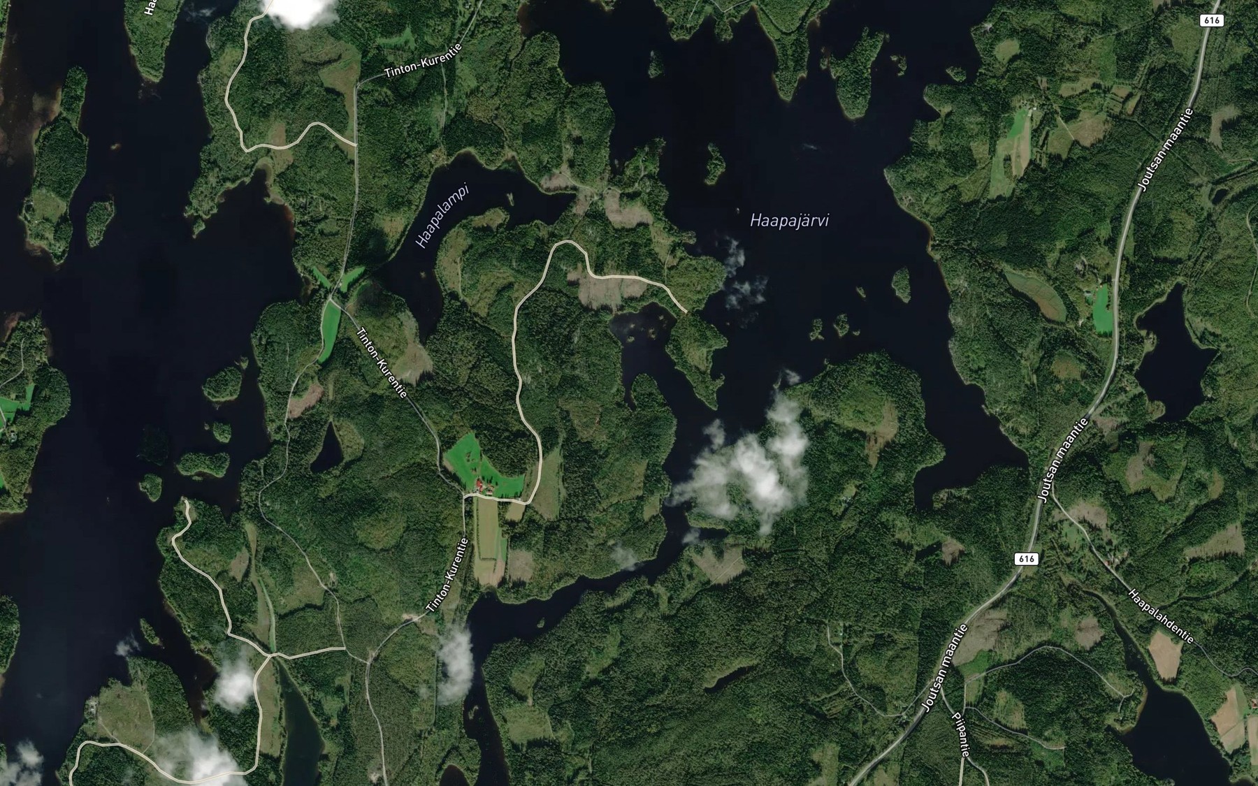 Satellite map of the Ruuhtlahti