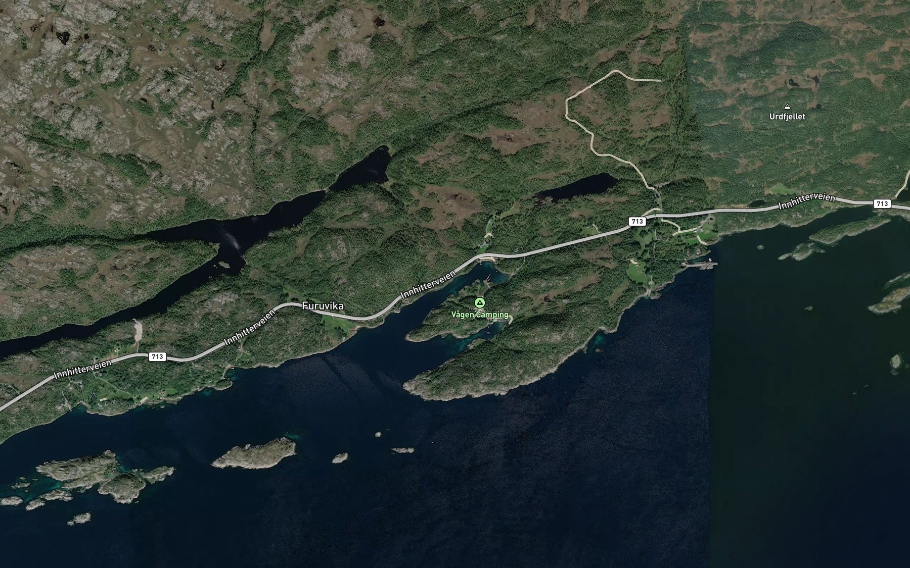 Satellite map of the Ytre Saetervagen